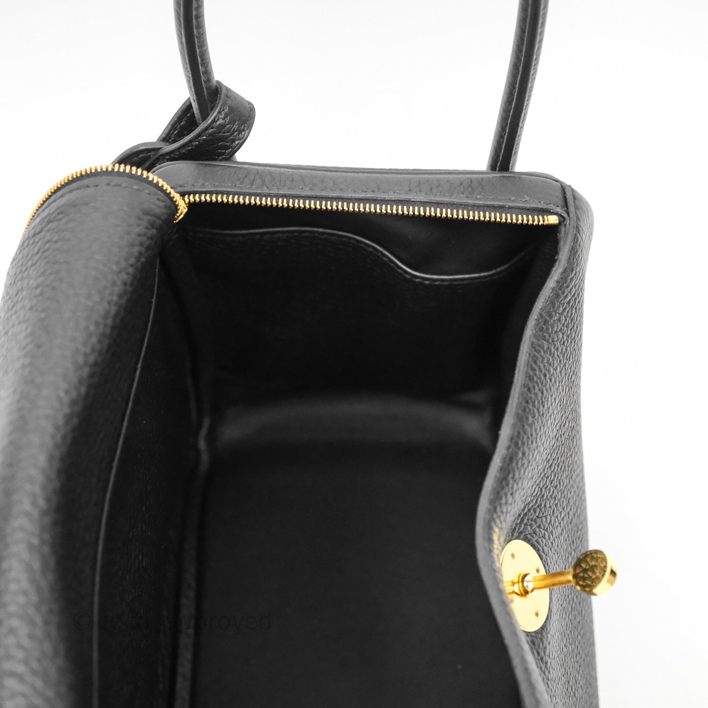 Hermès Lindy 26 Black Taurillon Clemence Gold Hardware