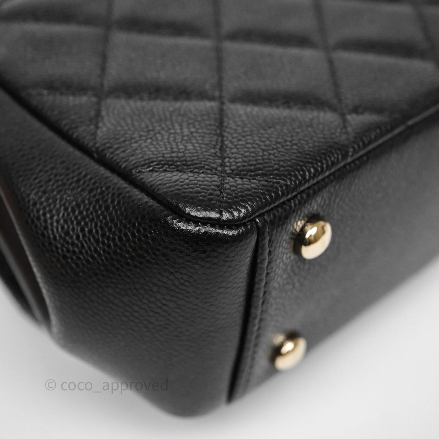 Chanel Quilted Small Business Affinity Flap Black Caviar Gold Hardware