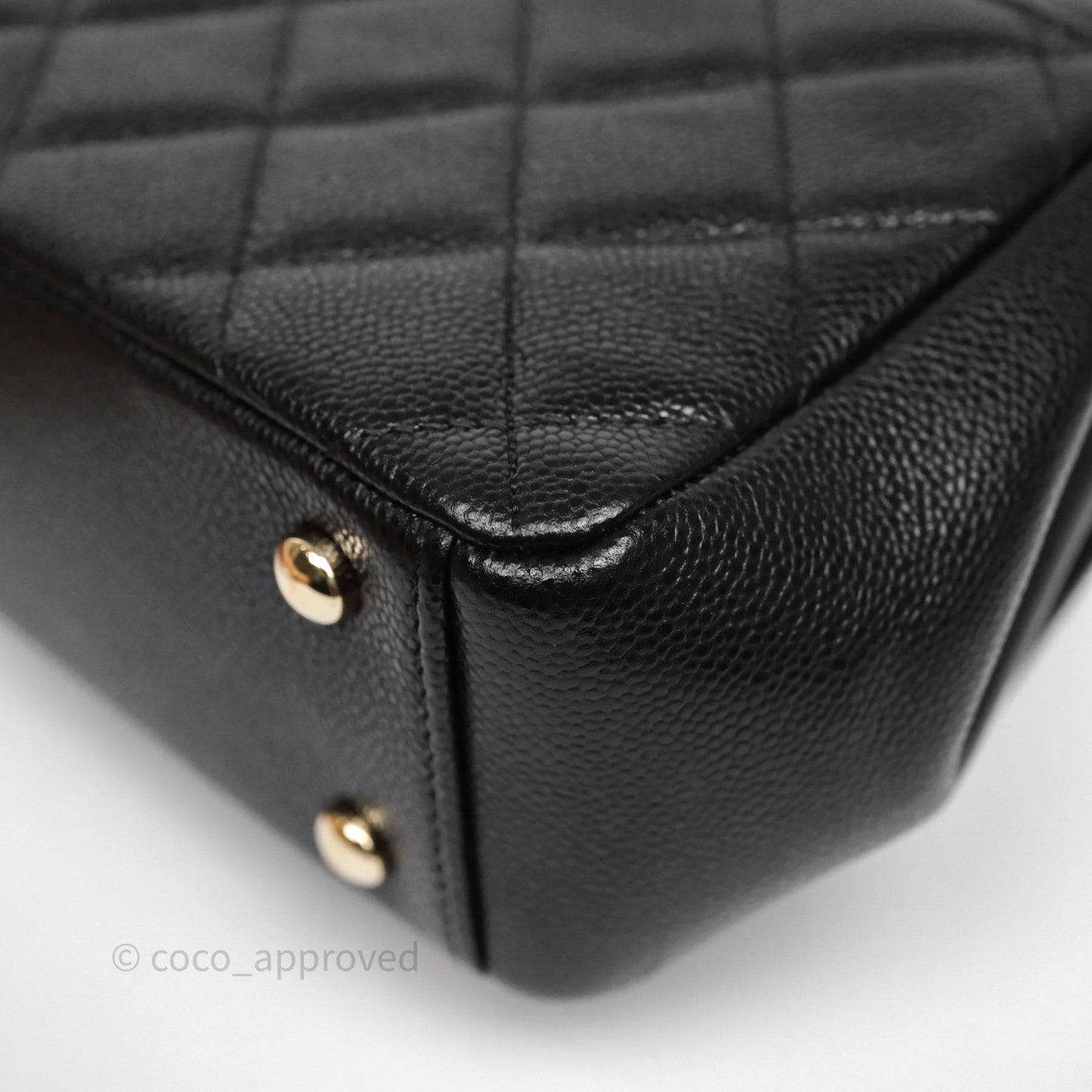 Chanel Quilted Small Business Affinity Flap Black Caviar Gold Hardware