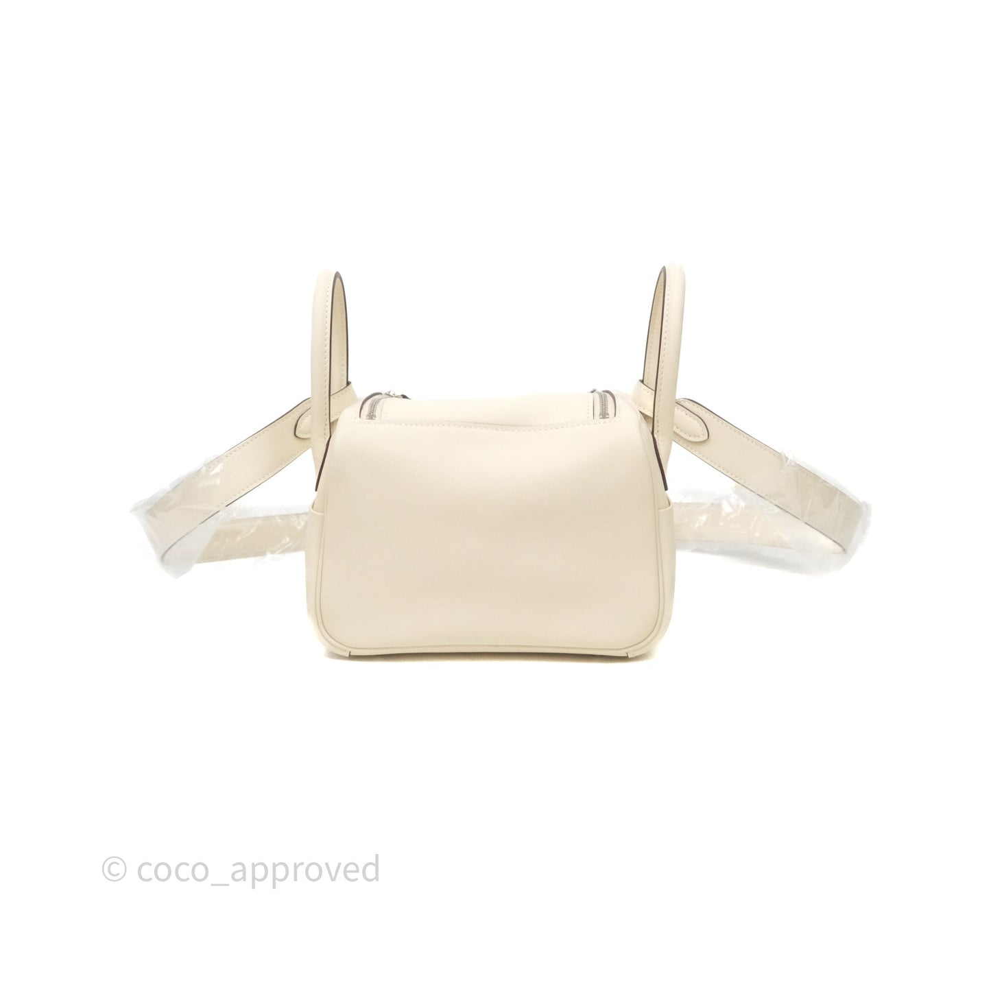 Hermès Mini Lindy 20 Nata I2 Swift Palladium Hardware