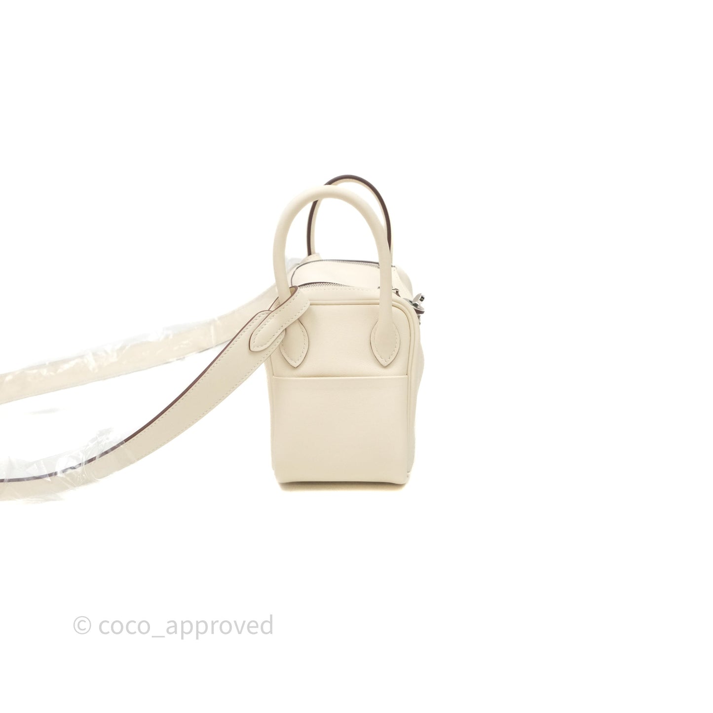 Hermès Mini Lindy 20 Nata I2 Swift Palladium Hardware