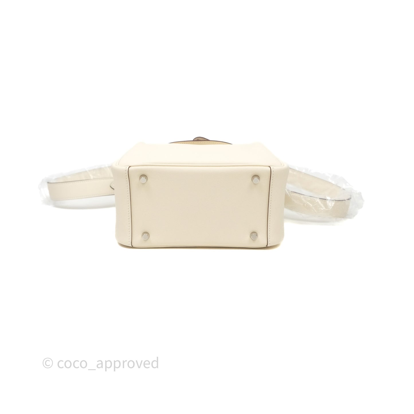 Hermès Mini Lindy 20 Nata I2 Swift Palladium Hardware