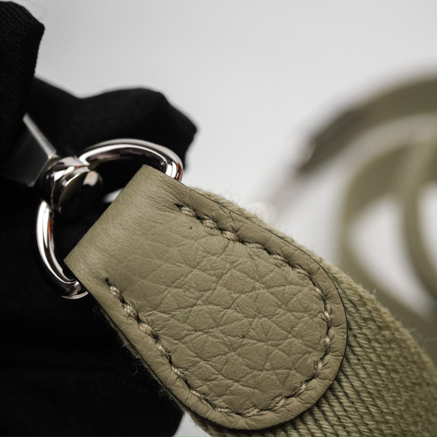 Hermès Mini Evelyne 16 Sauge Q1 Clemence Palladium Hardware