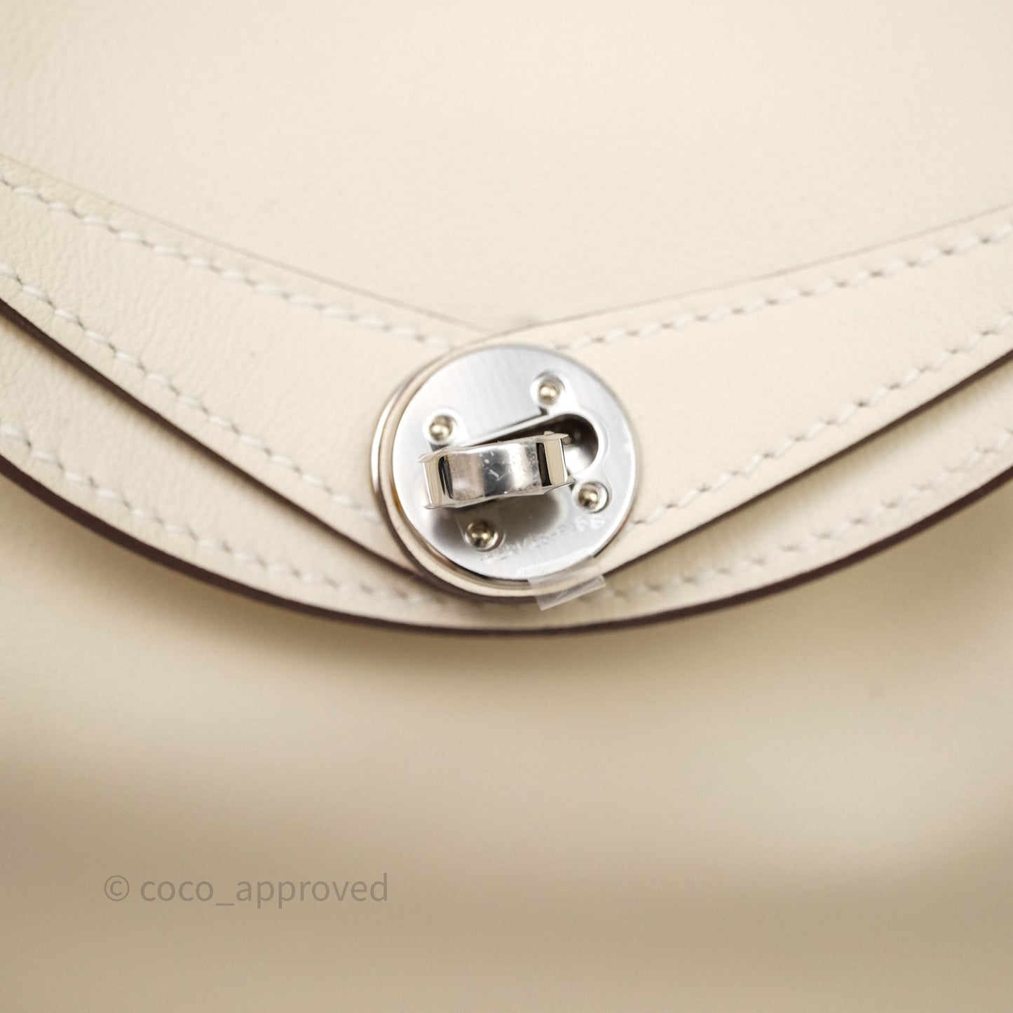 Hermès Mini Lindy 20 Nata I2 Swift Palladium Hardware