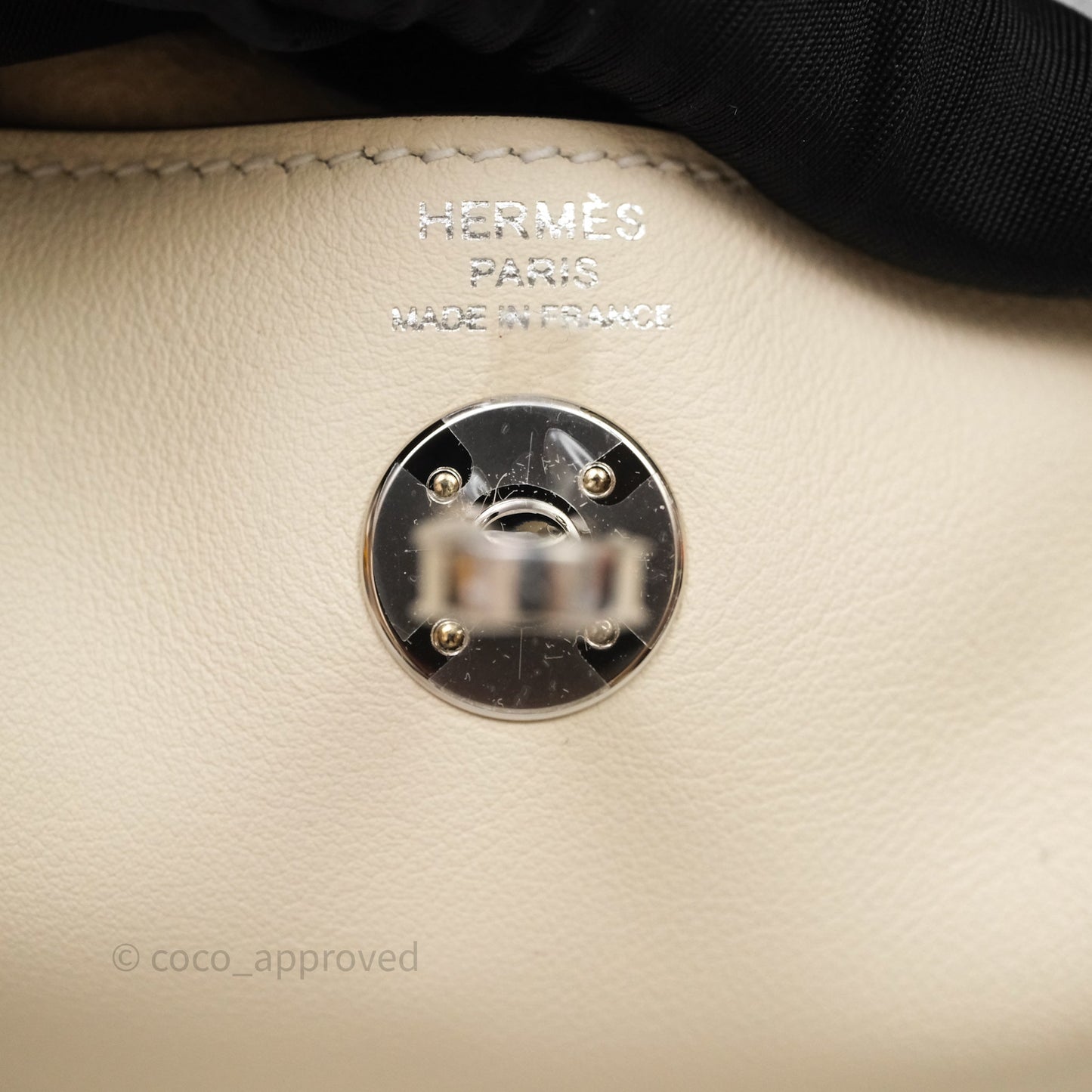 Hermès Mini Lindy 20 Nata I2 Swift Palladium Hardware