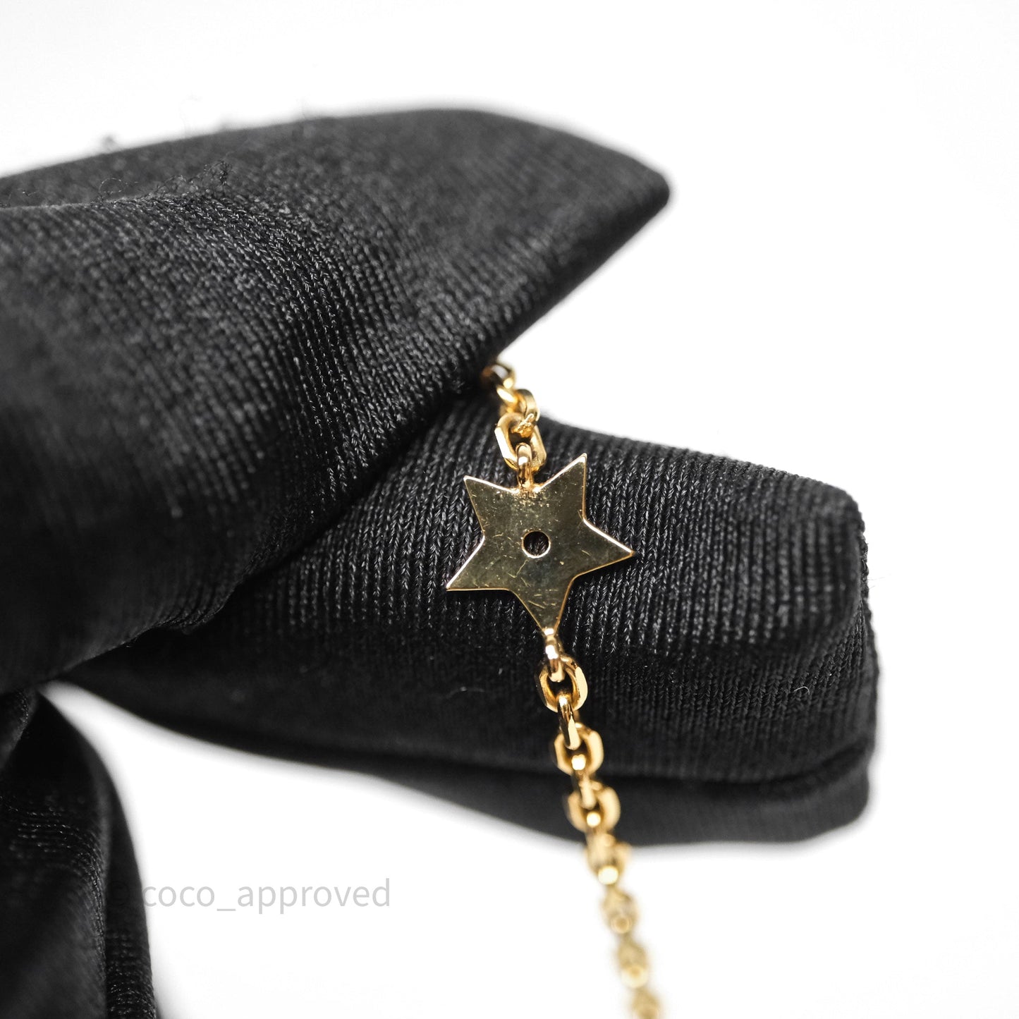 Christian Dior Logo Necklace Gold Tone