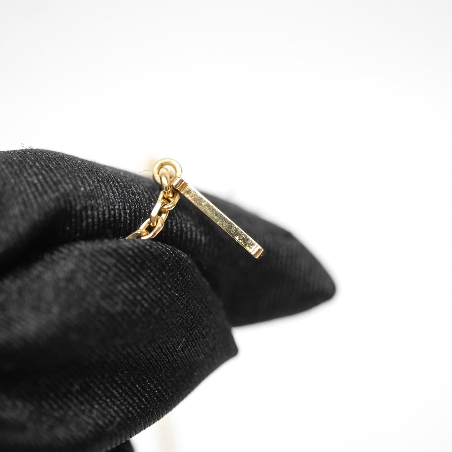 Christian Dior Logo Necklace Gold Tone