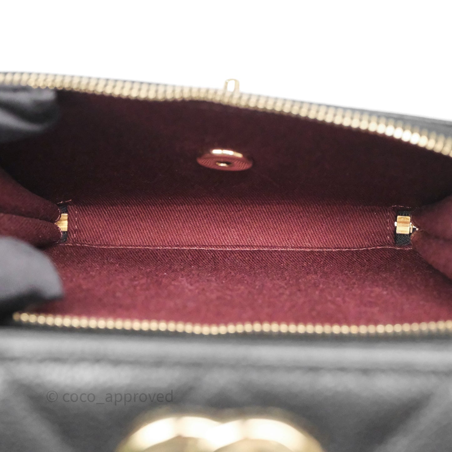 Chanel Quilted Small Business Affinity Flap Black Caviar Gold Hardware