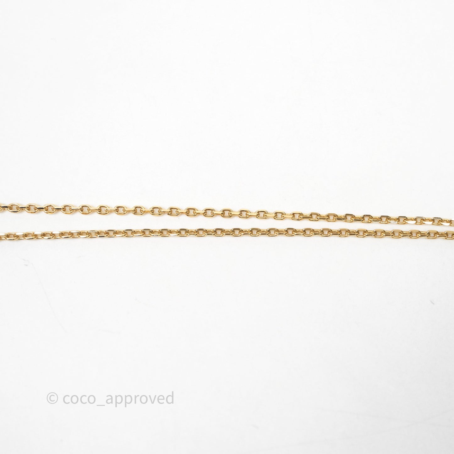Christian Dior Logo Necklace Gold Tone