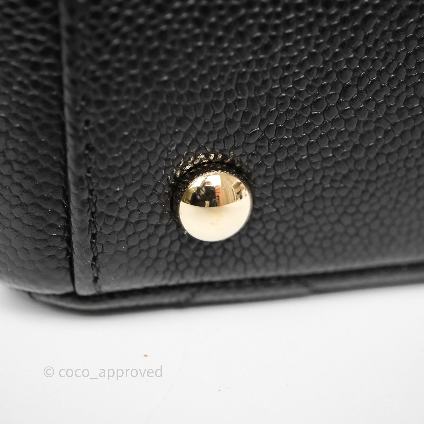 Chanel Quilted Small Business Affinity Flap Black Caviar Gold Hardware