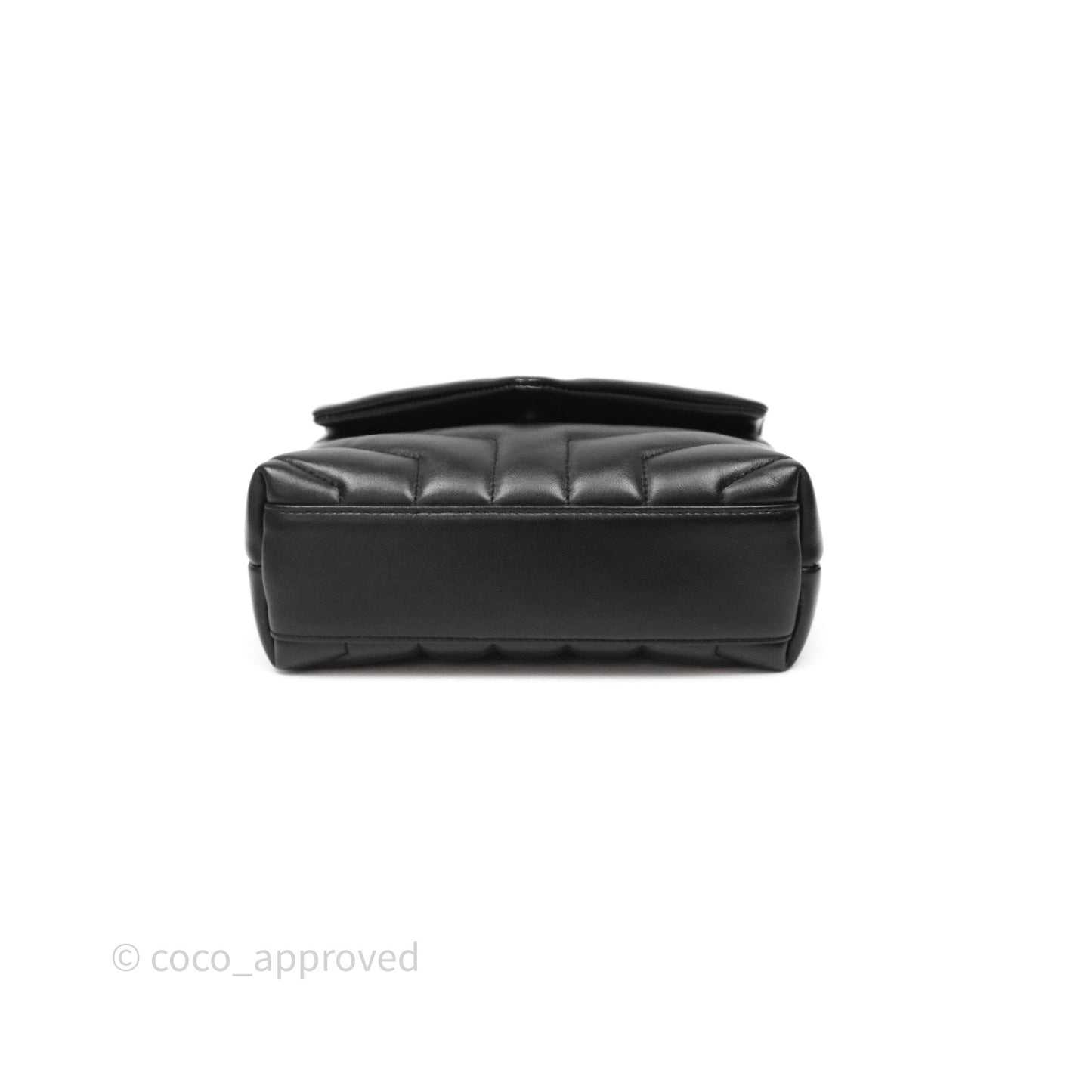 Saint Laurent Loulou Toy Quilted Leather Shoulder Bag Black