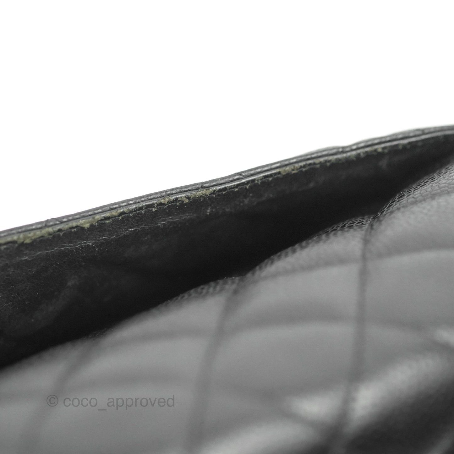 Chanel Quilted Single Flap Maxi Black Caviar Gold Hardware