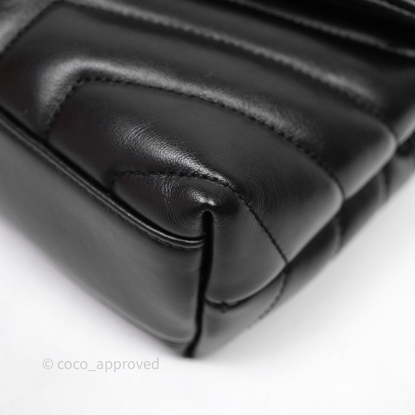 Saint Laurent Loulou Toy Quilted Leather Shoulder Bag Black