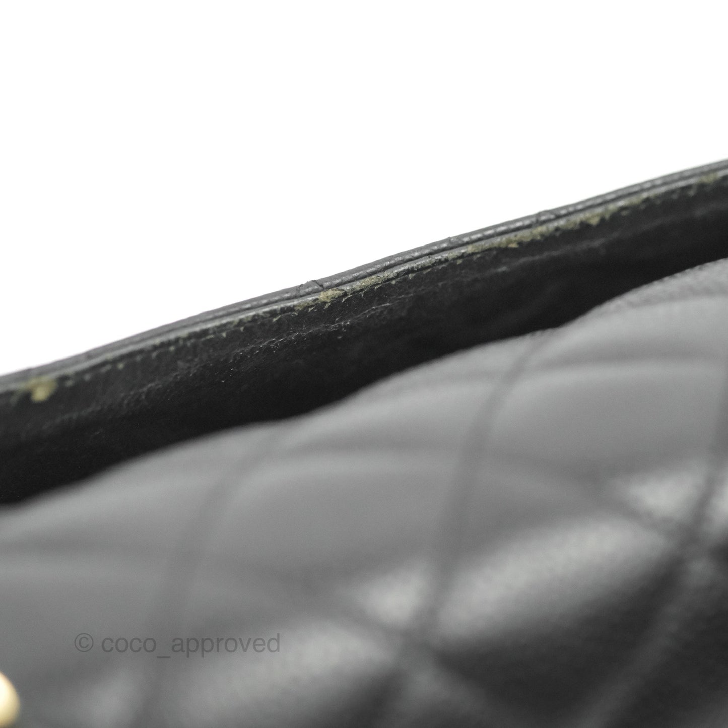Chanel Quilted Single Flap Maxi Black Caviar Gold Hardware