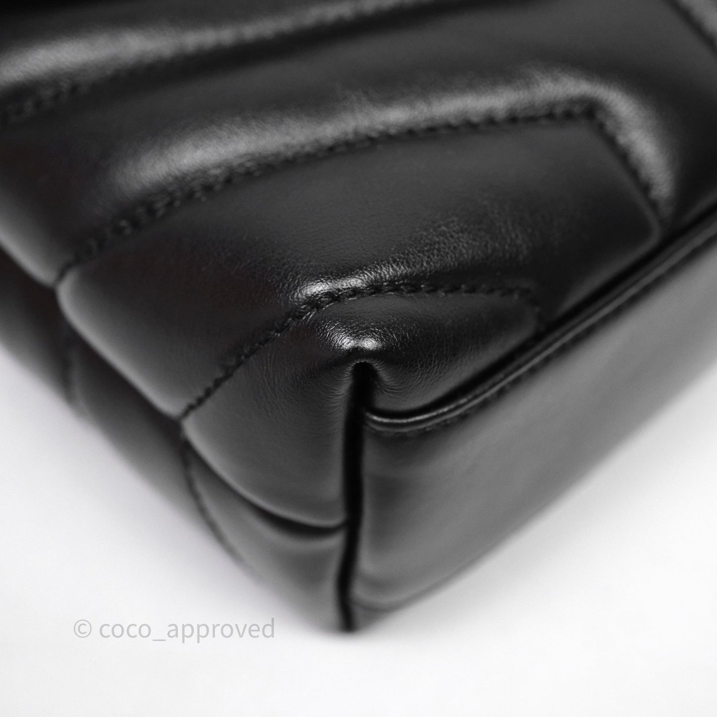 Saint Laurent Loulou Toy Quilted Leather Shoulder Bag Black