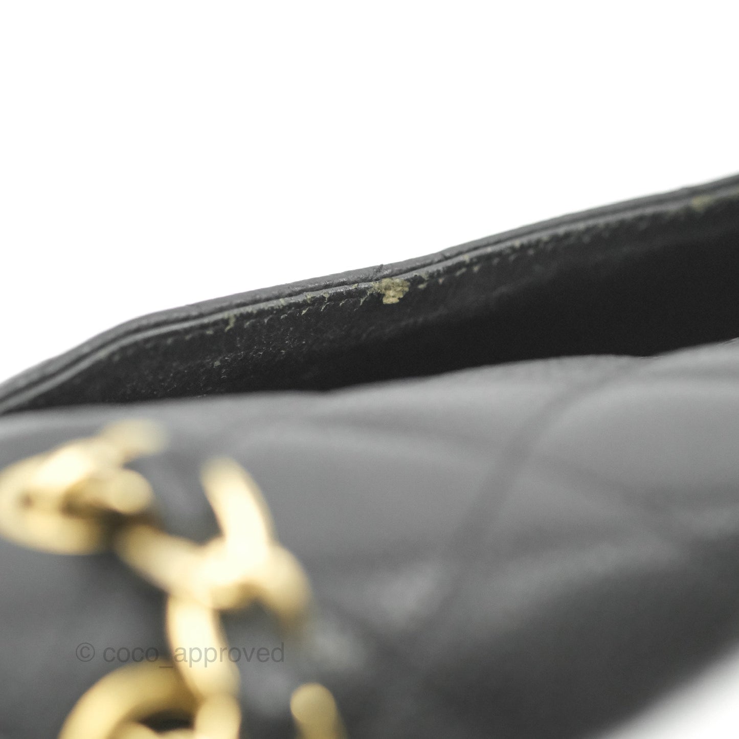 Chanel Quilted Single Flap Maxi Black Caviar Gold Hardware