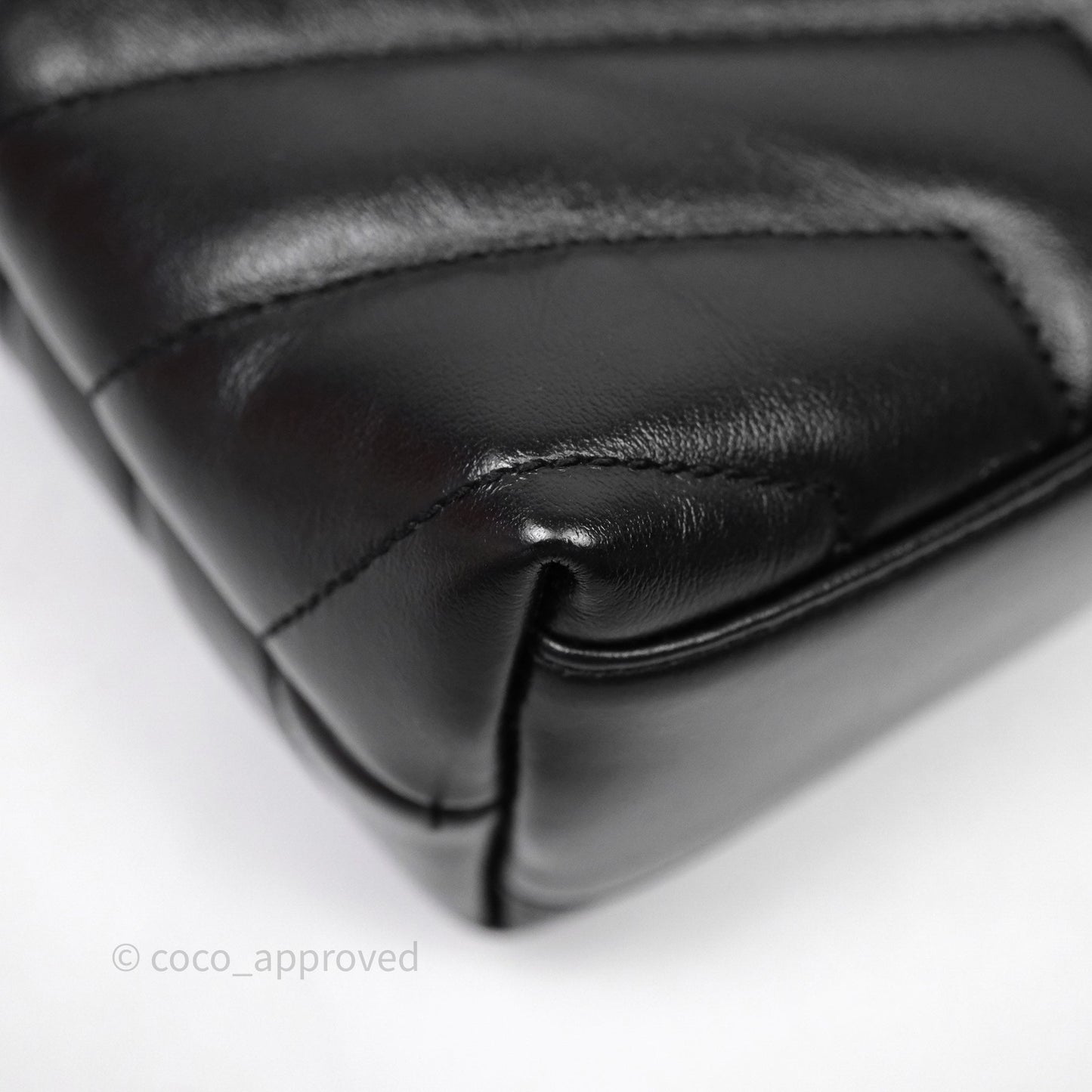 Saint Laurent Loulou Toy Quilted Leather Shoulder Bag Black