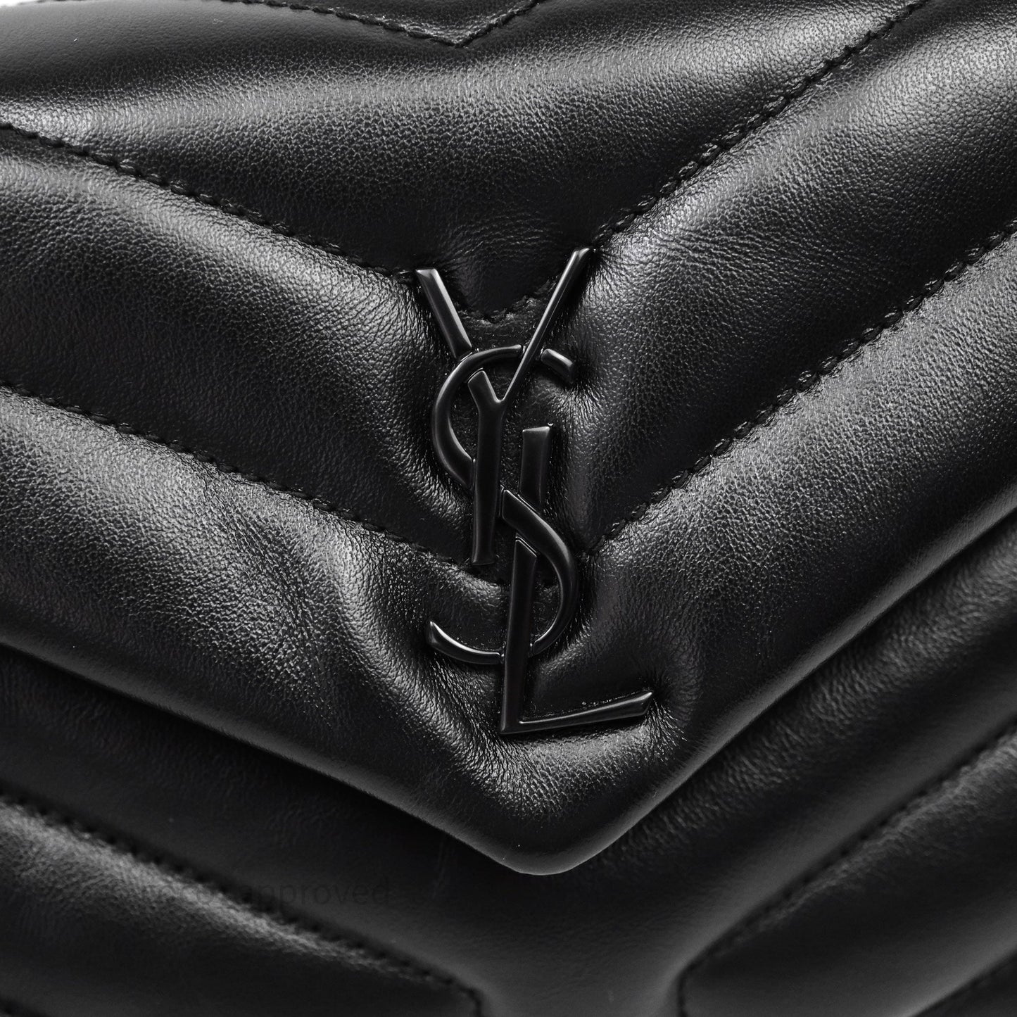 Saint Laurent Loulou Toy Quilted Leather Shoulder Bag Black