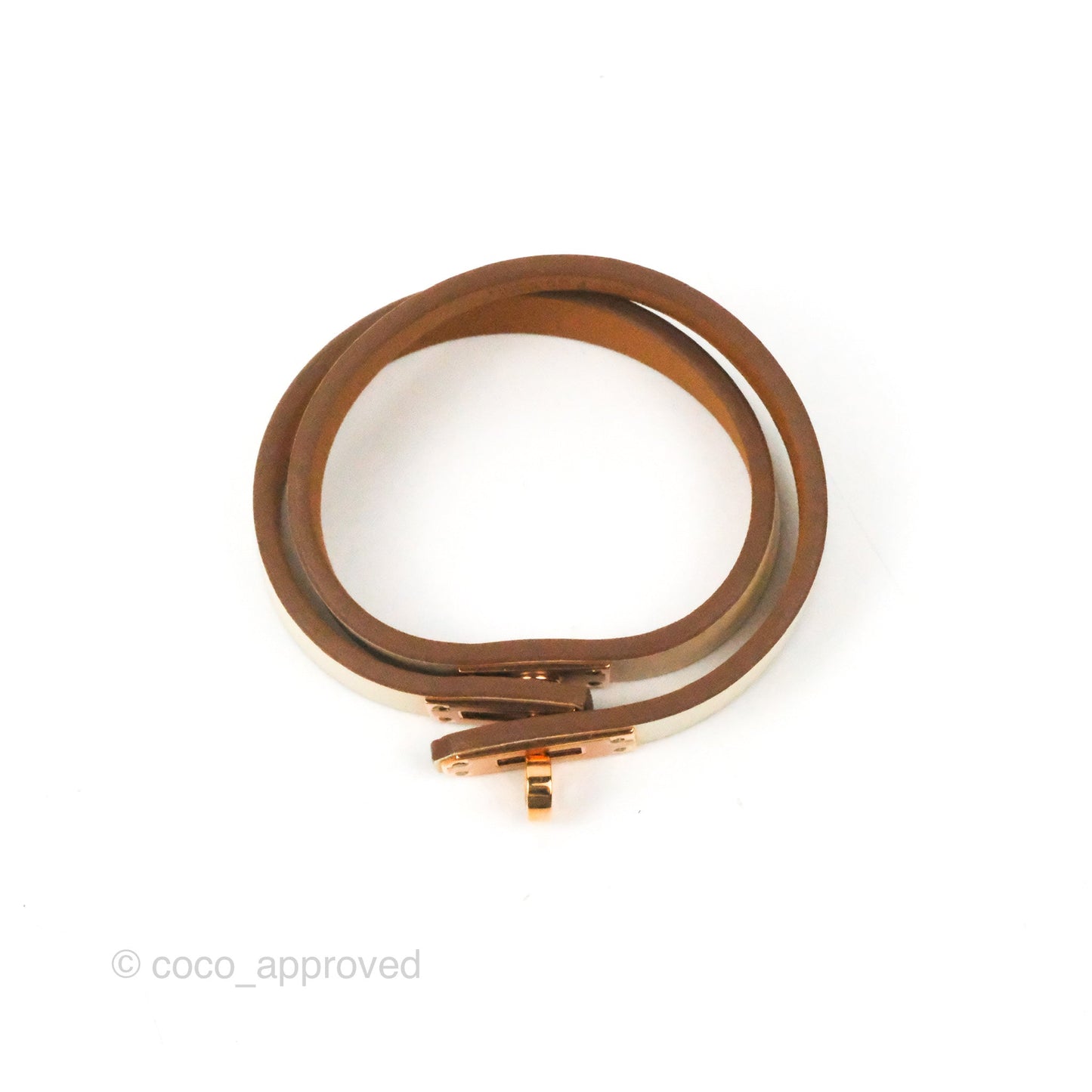 Hermès Kelly Double Tour Bracelet Gold Hardware