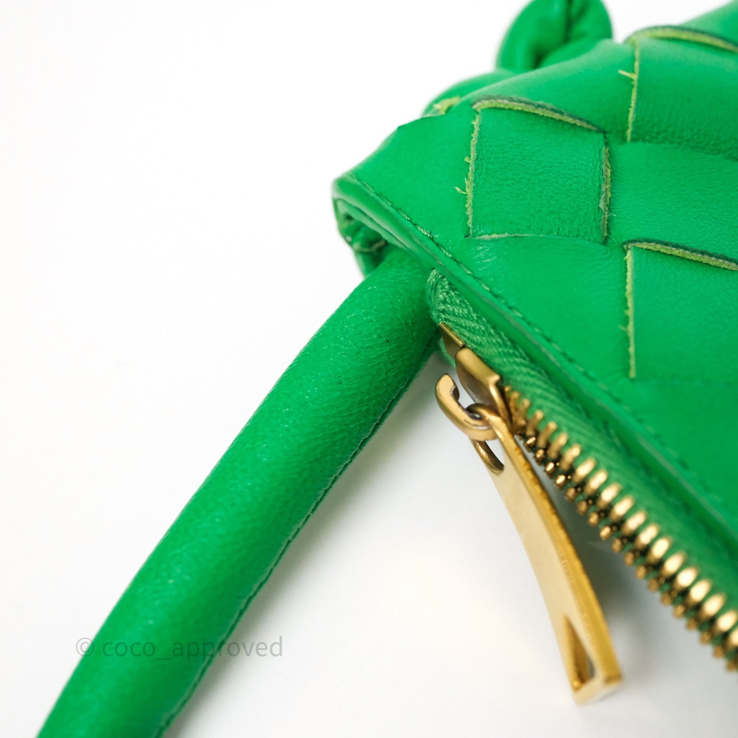 Bottega Veneta Medium Turn Pouch Nappa Intrecciato Parakeet Green