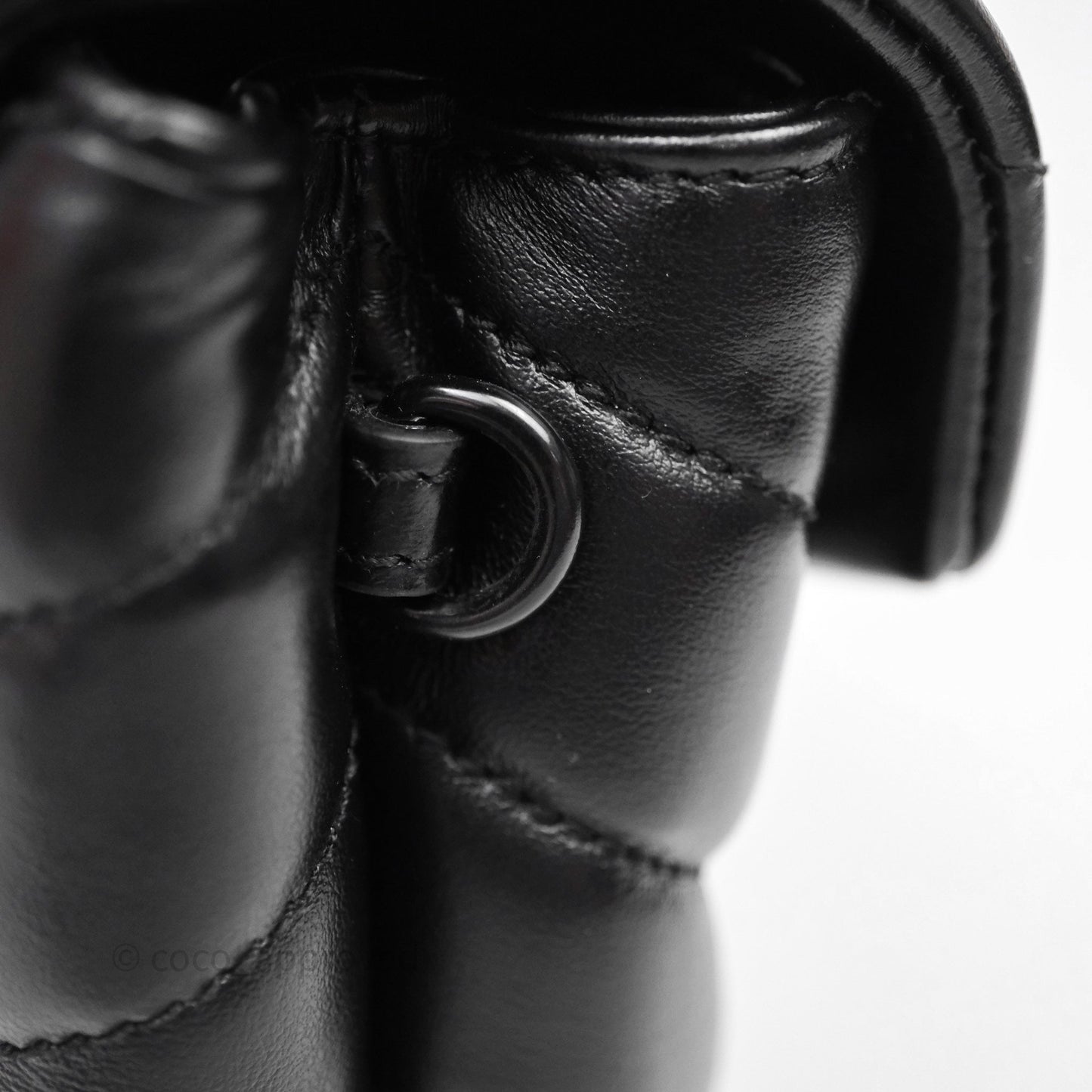 Saint Laurent Loulou Toy Quilted Leather Shoulder Bag Black
