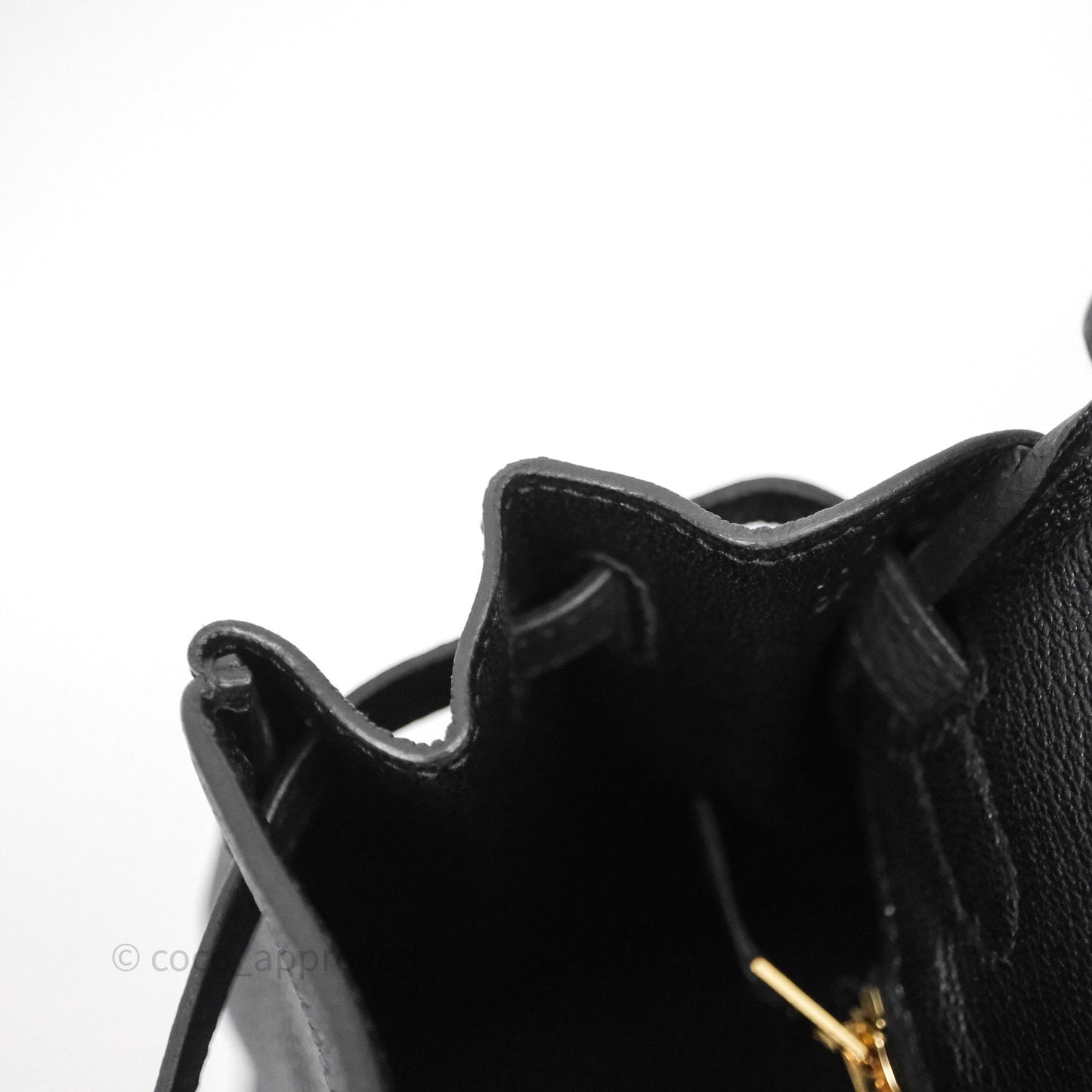 Hermes Birkin 25 Black 89 Togo Rose Gold Hardware