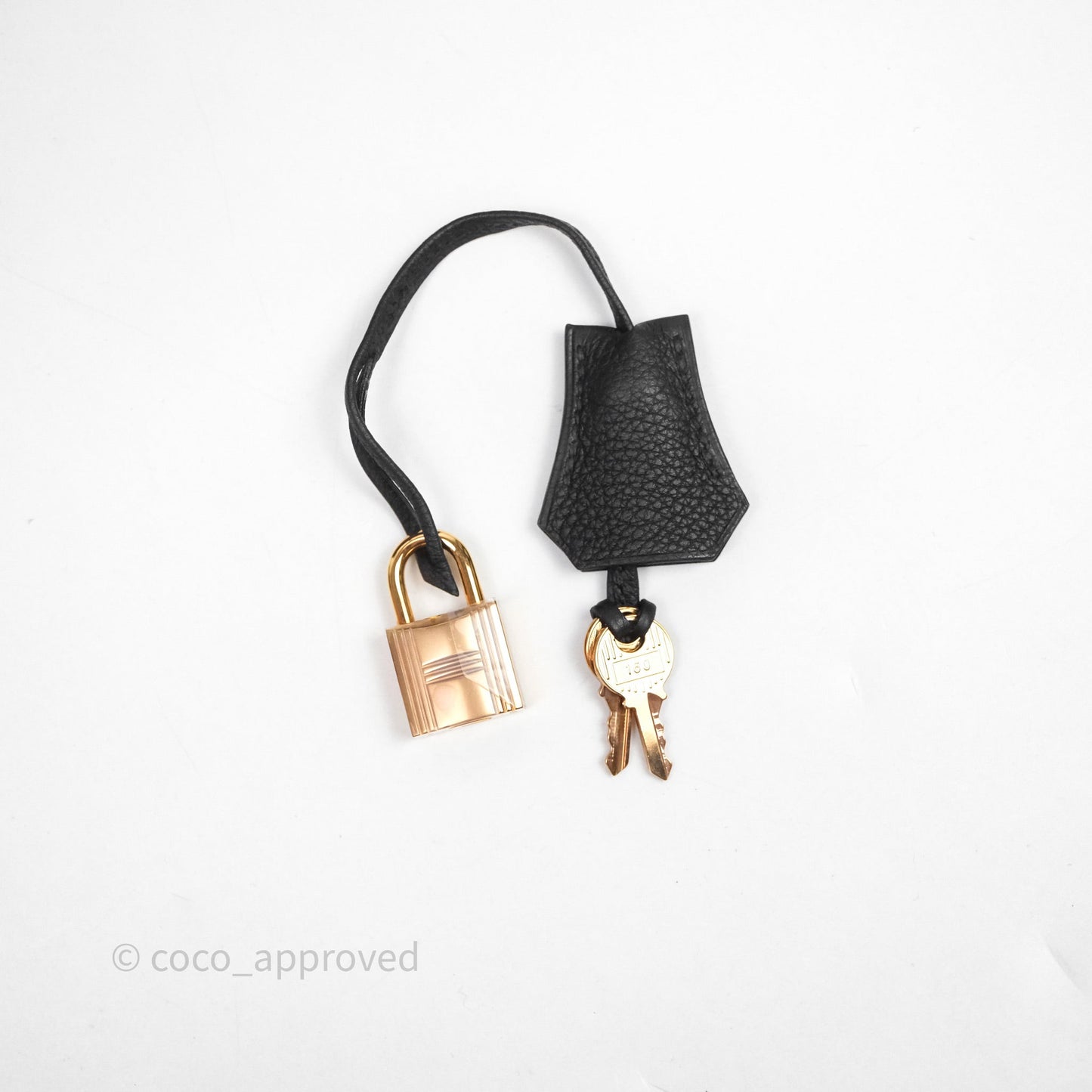 Hermes Birkin 25 Black 89 Togo Rose Gold Hardware