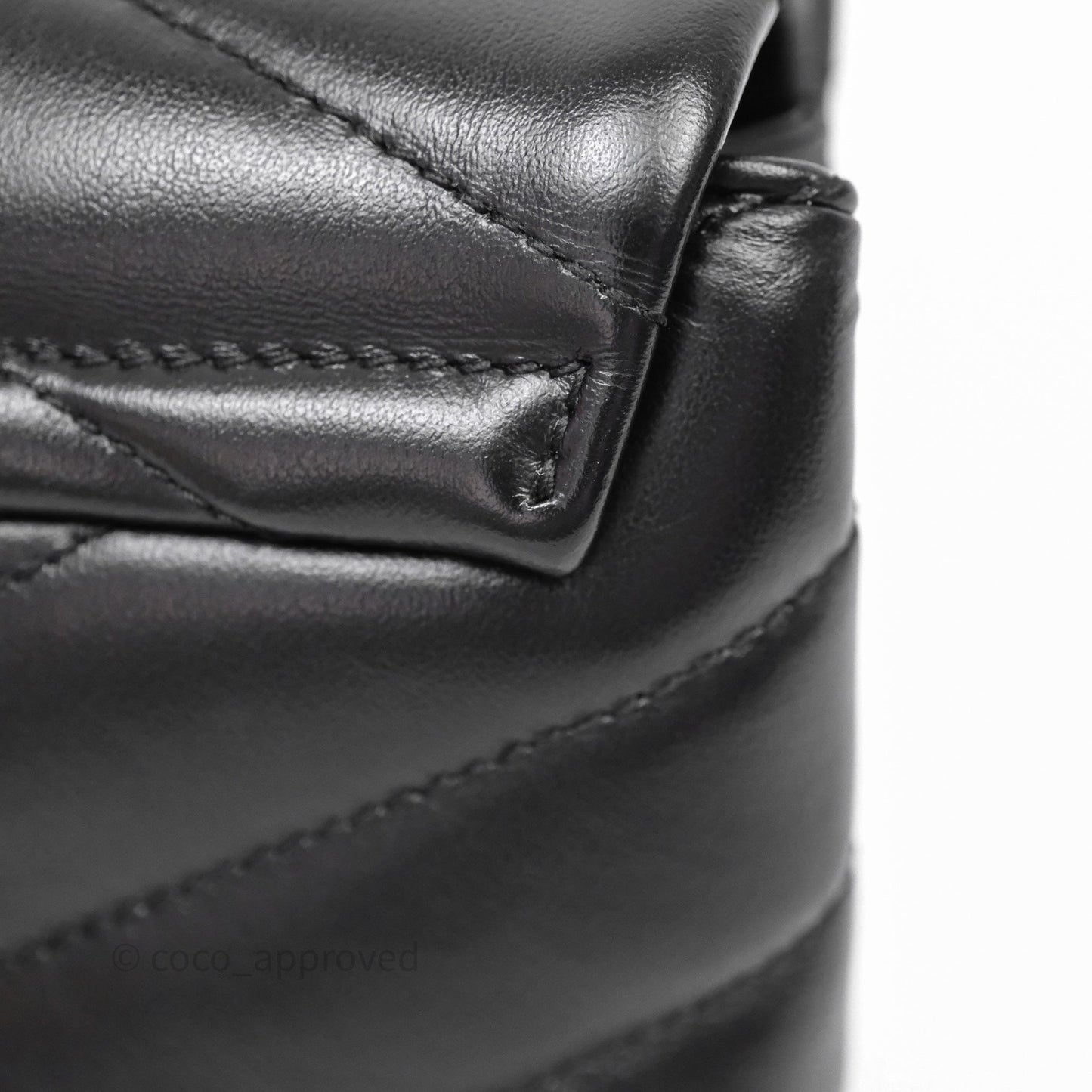 Saint Laurent Loulou Toy Quilted Leather Shoulder Bag Black