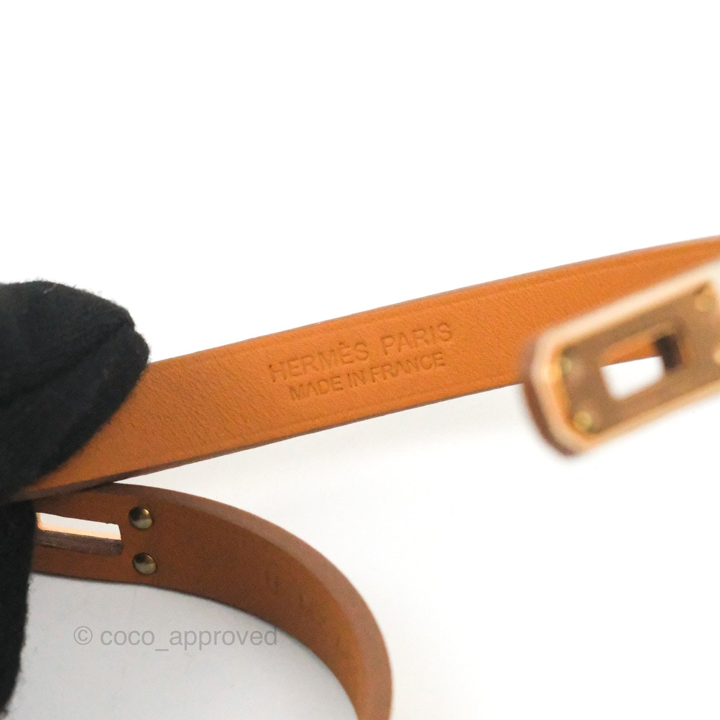 Hermès Kelly Double Tour Bracelet Gold Hardware