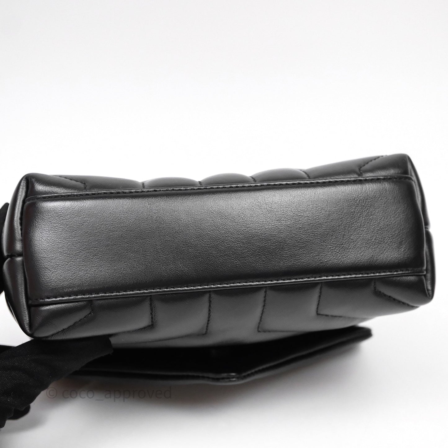 Saint Laurent Loulou Toy Quilted Leather Shoulder Bag Black