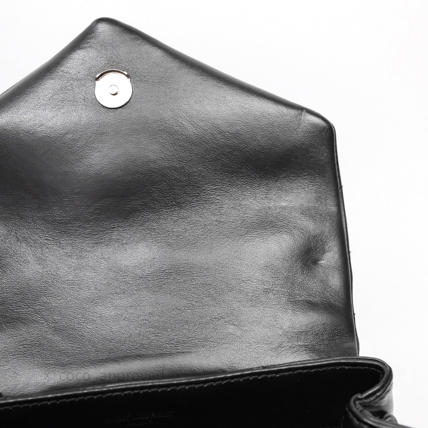 Saint Laurent Loulou Toy Quilted Leather Shoulder Bag Black
