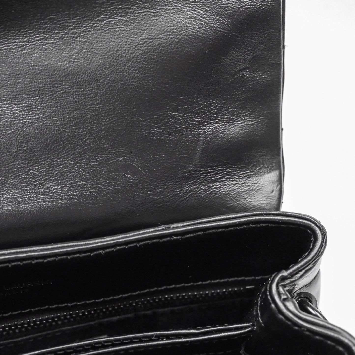 Saint Laurent Loulou Toy Quilted Leather Shoulder Bag Black
