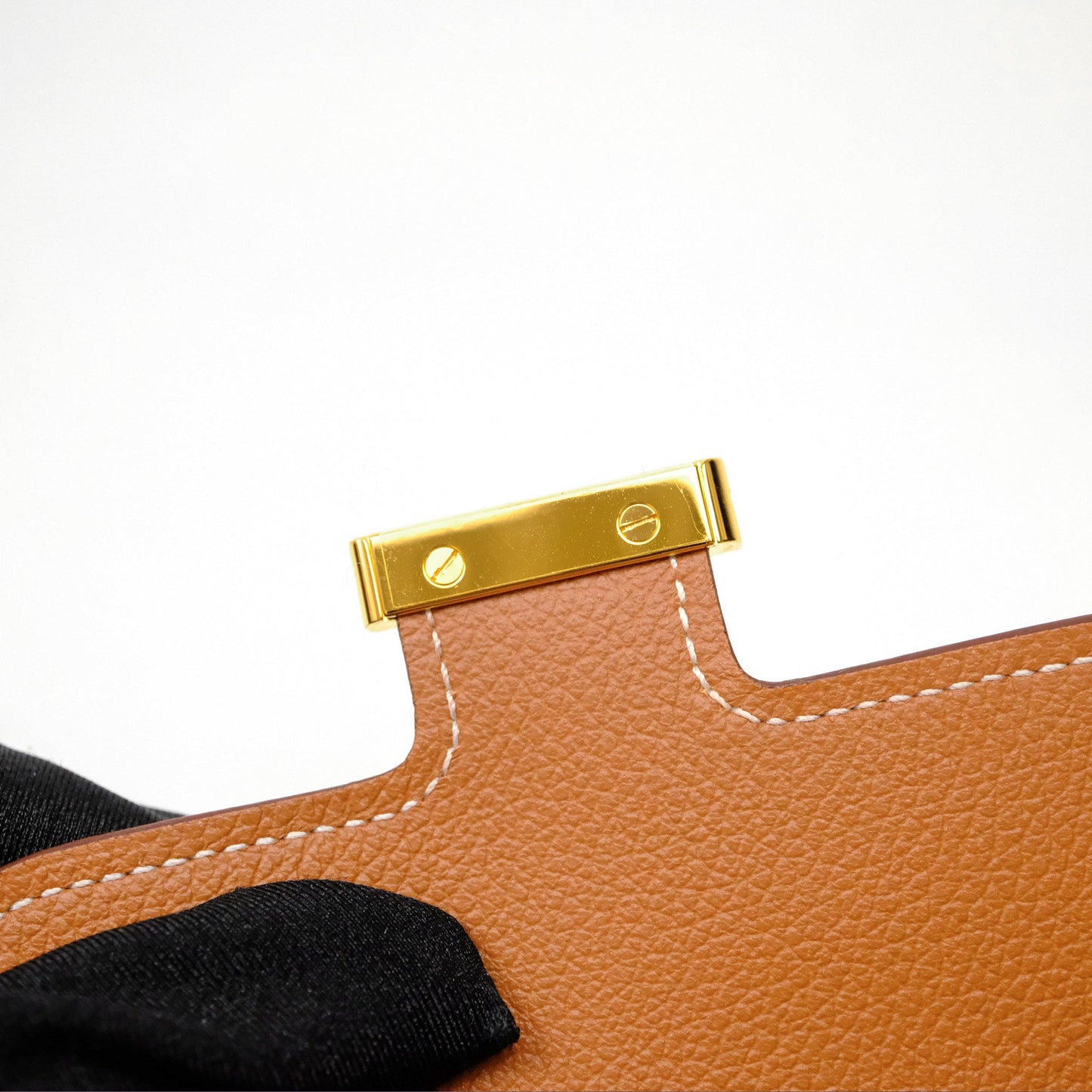 Hermès Constance Slim Wallet Gold 37 Evercolor Gold Hardware
