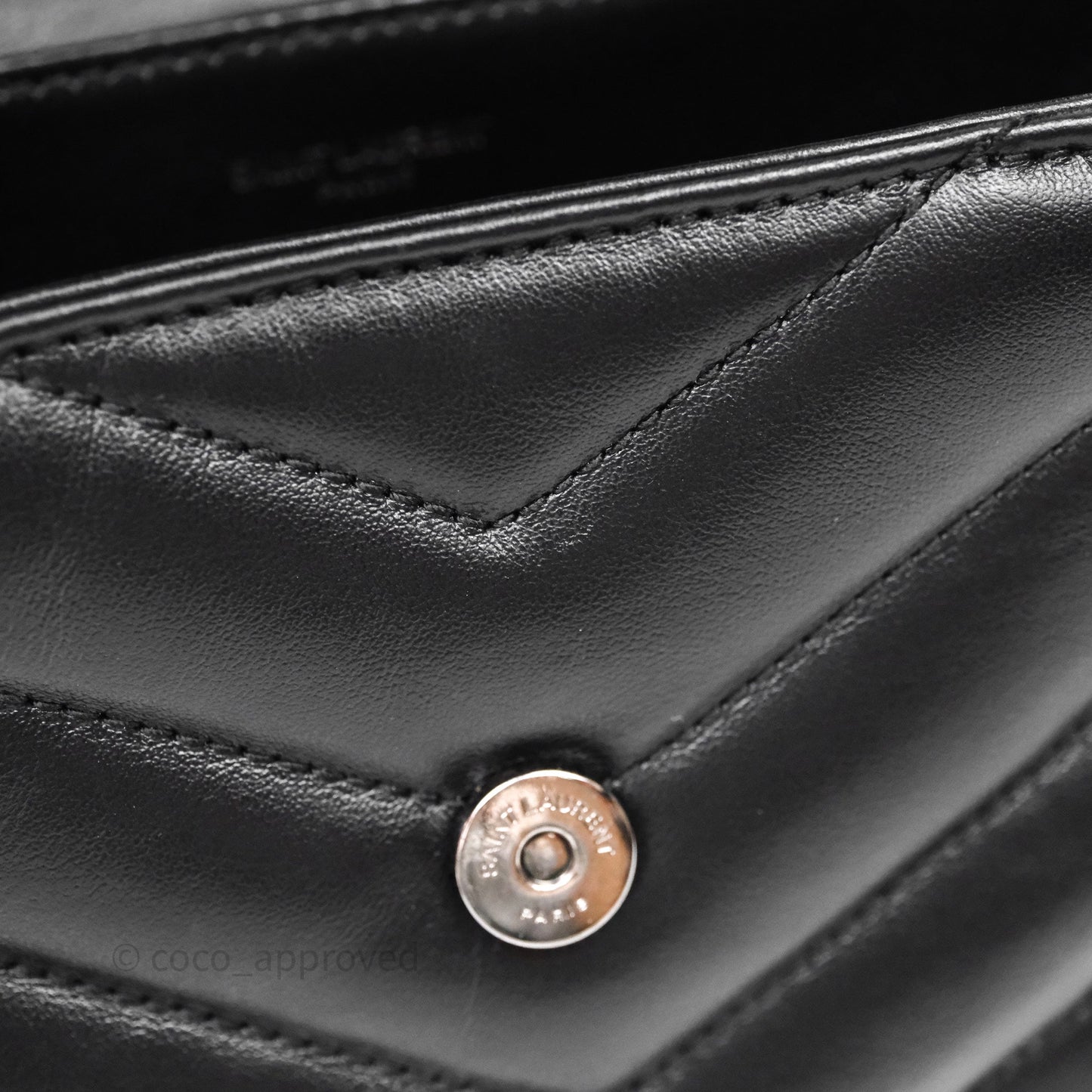 Saint Laurent Loulou Toy Quilted Leather Shoulder Bag Black