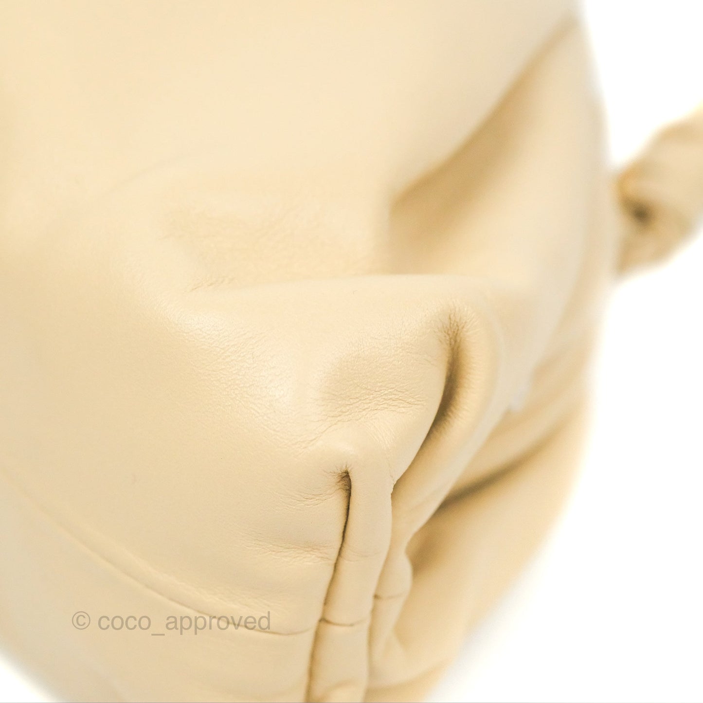 Bottega Veneta Butter Calfskin The Mini Pouch Pale Beige