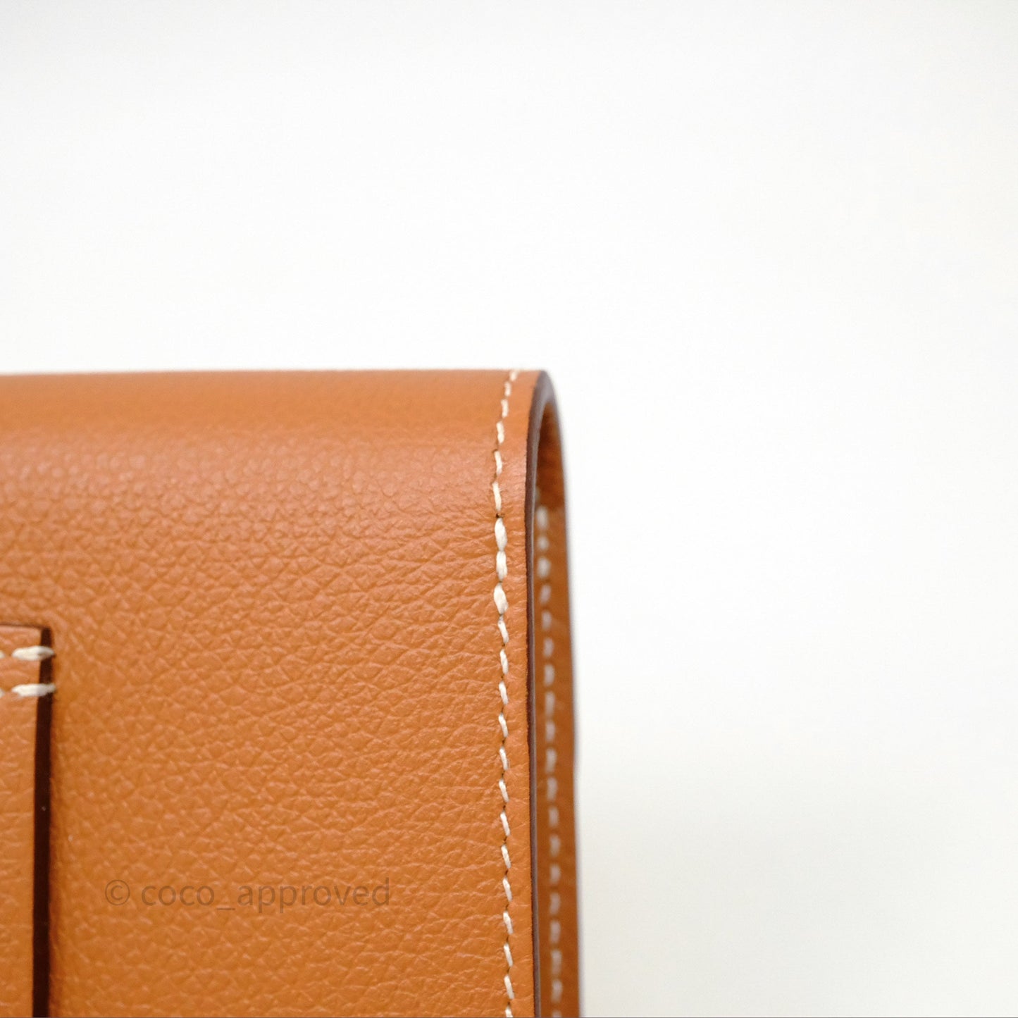Hermès Constance Slim Wallet Gold 37 Evercolor Gold Hardware