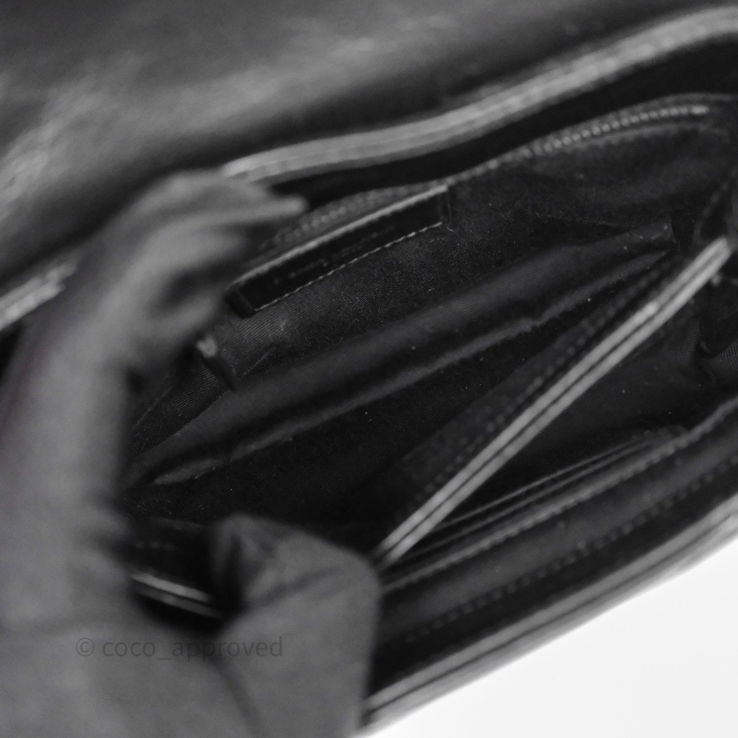 Saint Laurent Loulou Toy Quilted Leather Shoulder Bag Black
