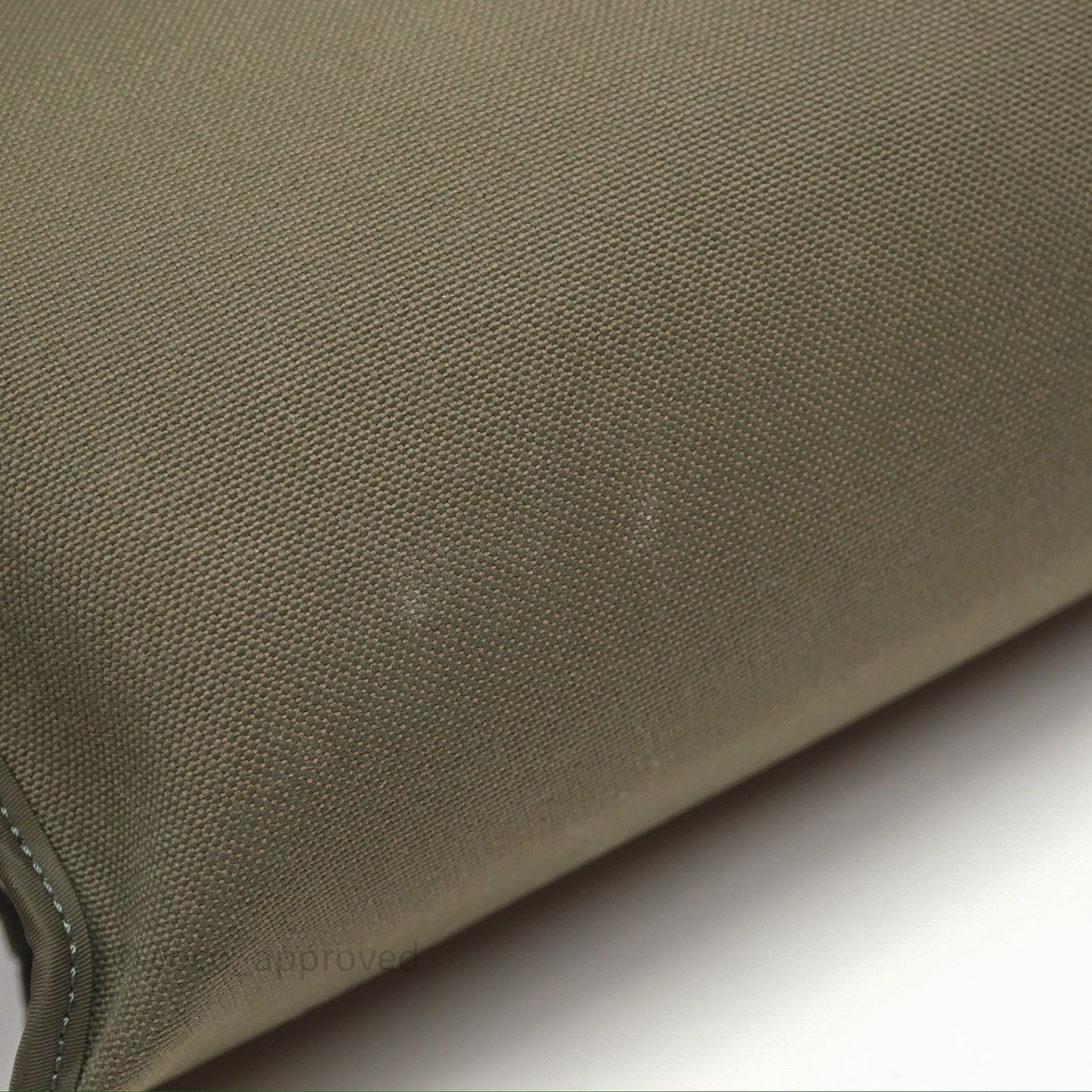 Hermès Herbag Zip 31 Khaki Canvas Palladium Hardware