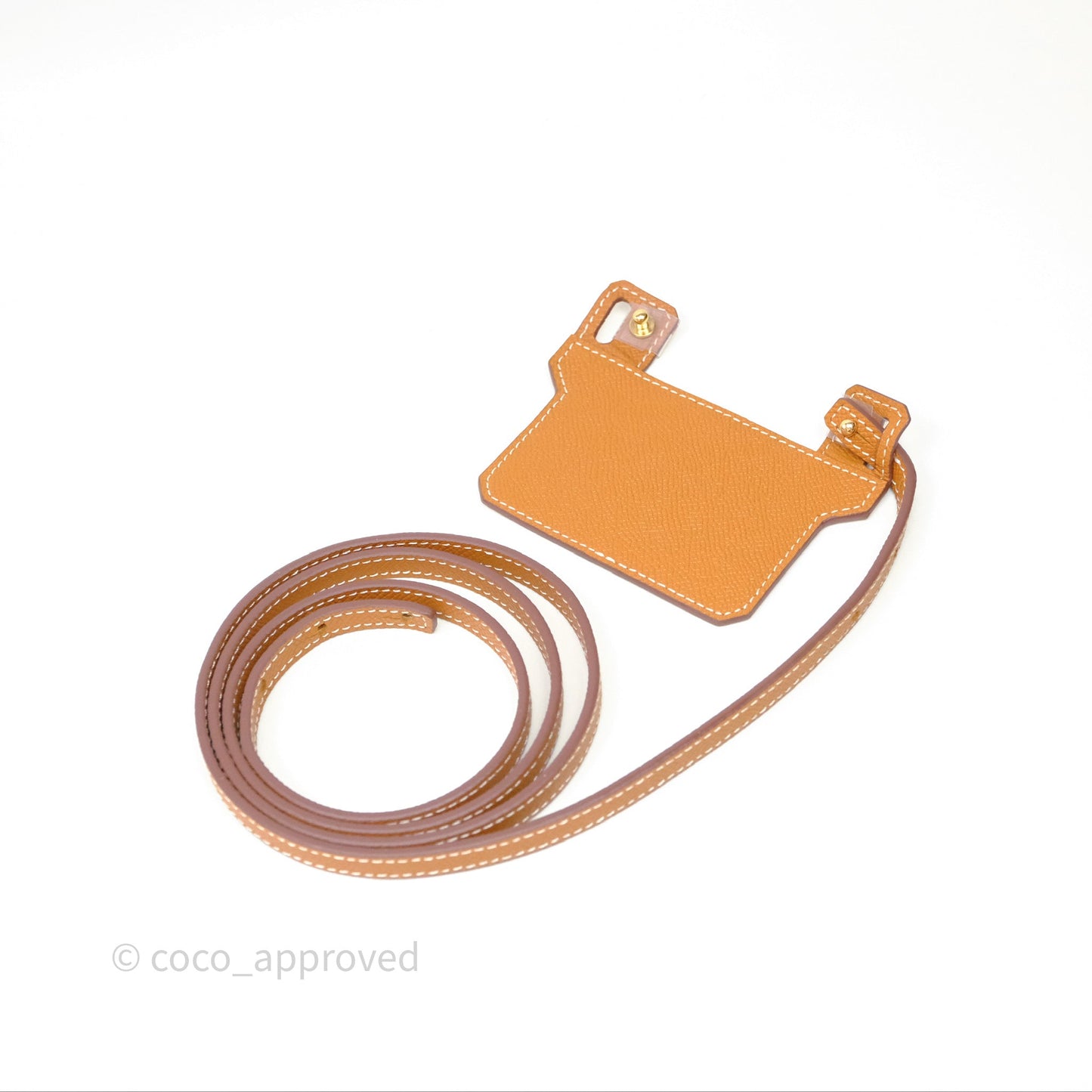 Hermès Constance Slim Wallet Gold 37 Evercolor Gold Hardware