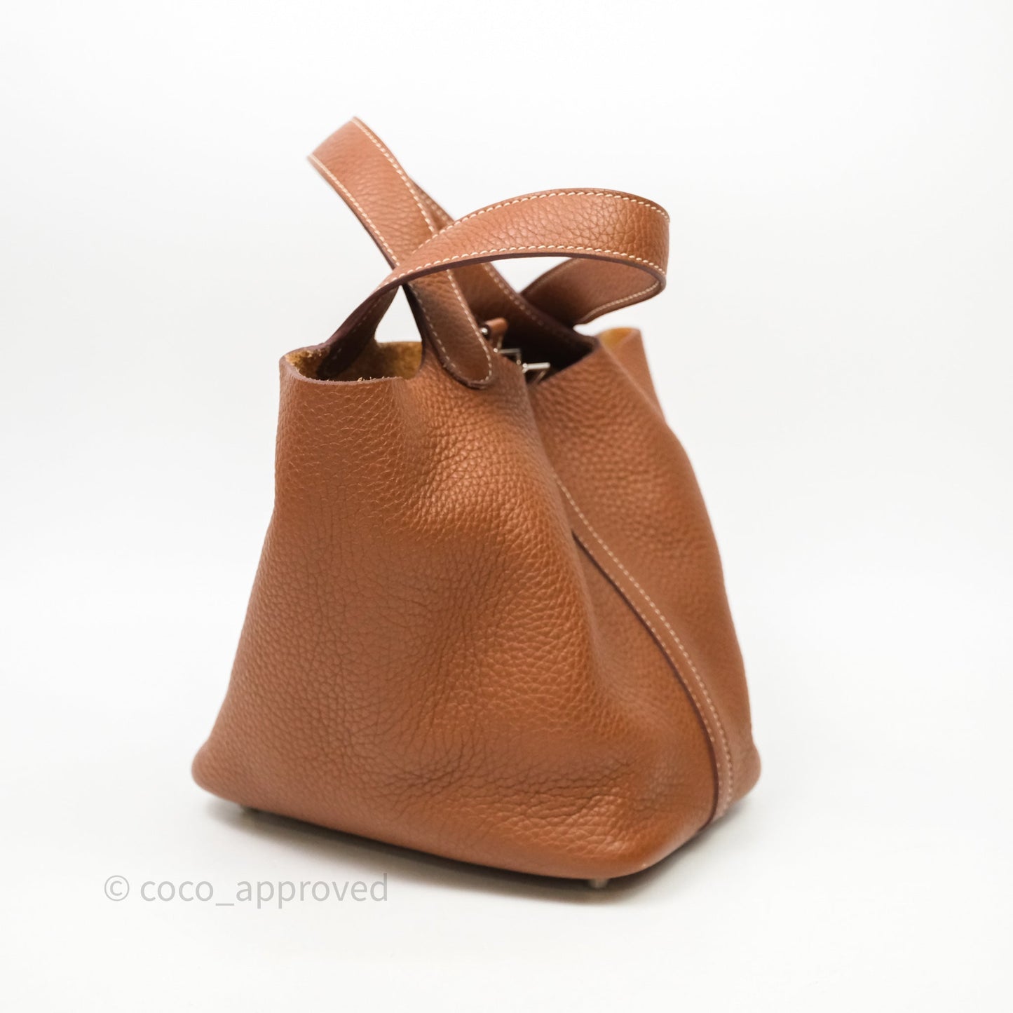 Hermès Picotin Lock 18 Gold 37 Clemence Palladium Hardware