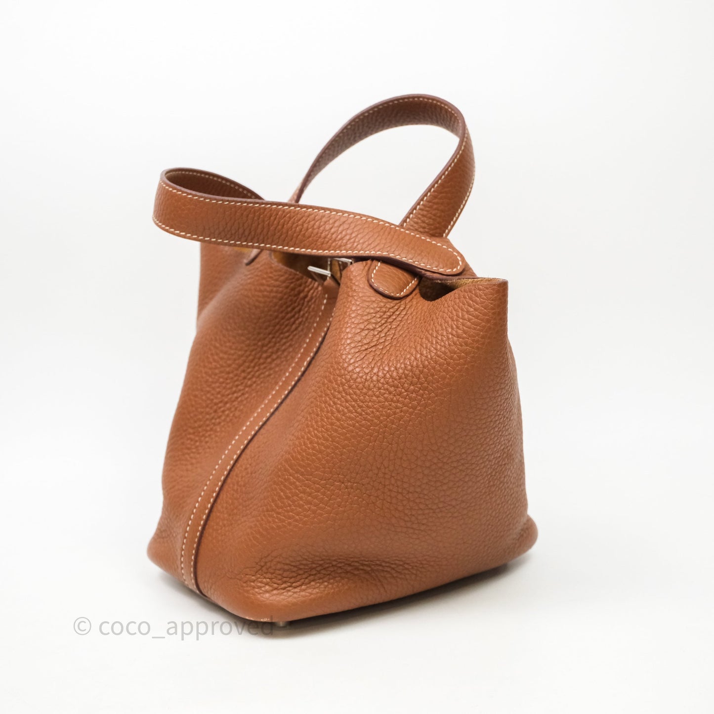 Hermès Picotin Lock 18 Gold 37 Clemence Palladium Hardware