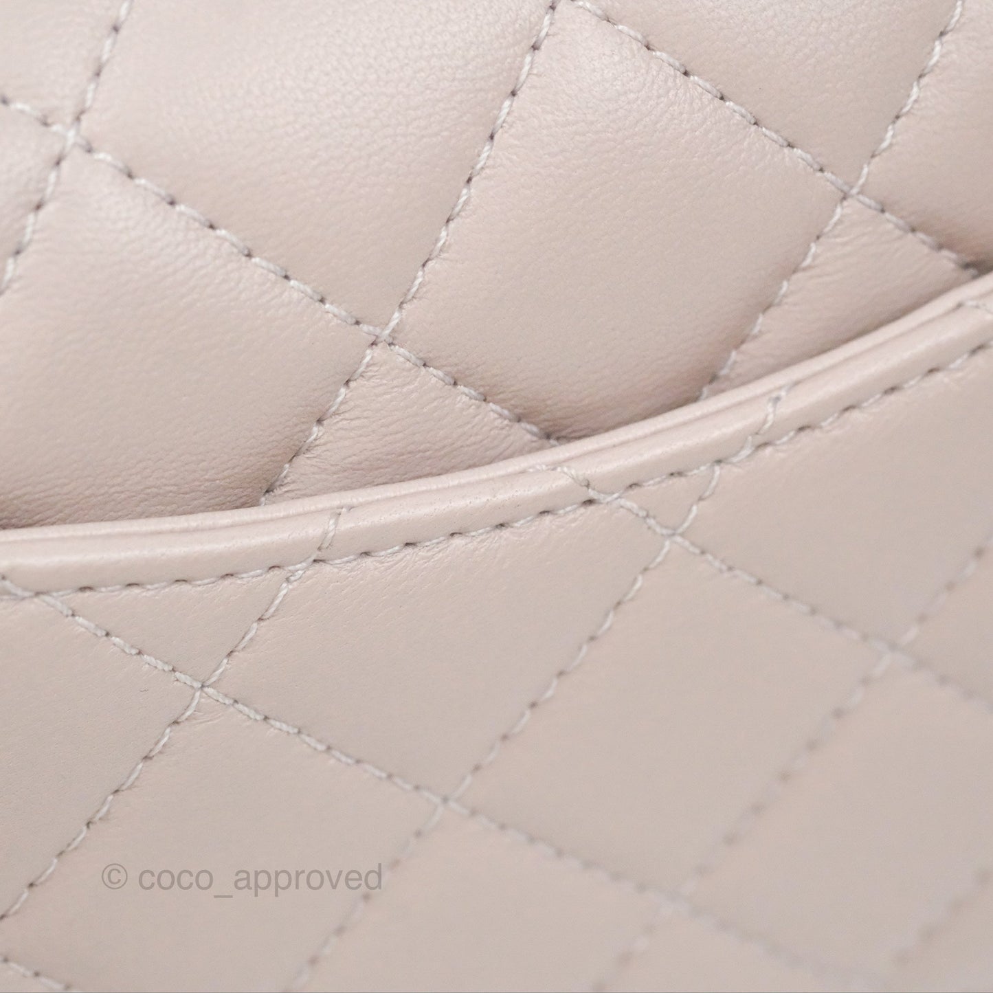 Chanel Mini Rectangular Pearl Crush Light Lilac Lambskin Aged Gold Hardware