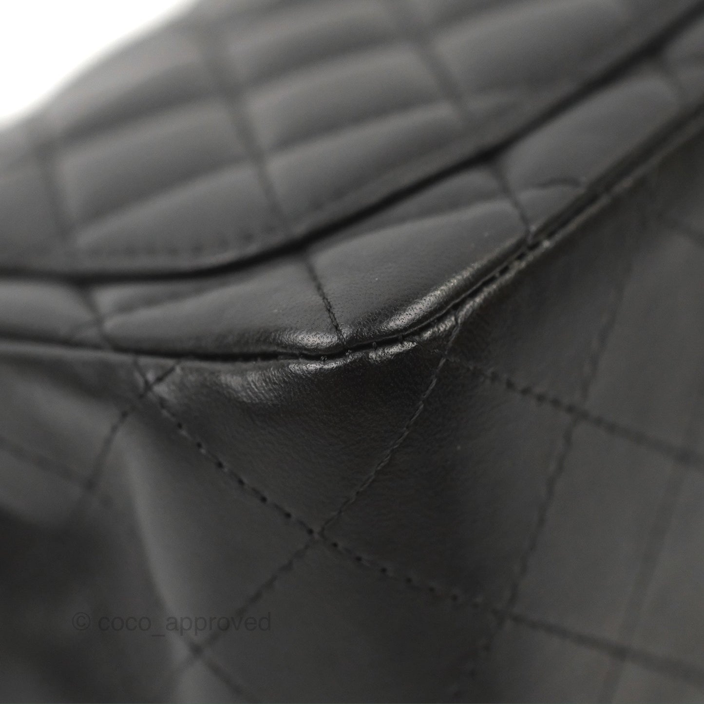 Chanel Mini Square Black Lambskin Gold Hardware