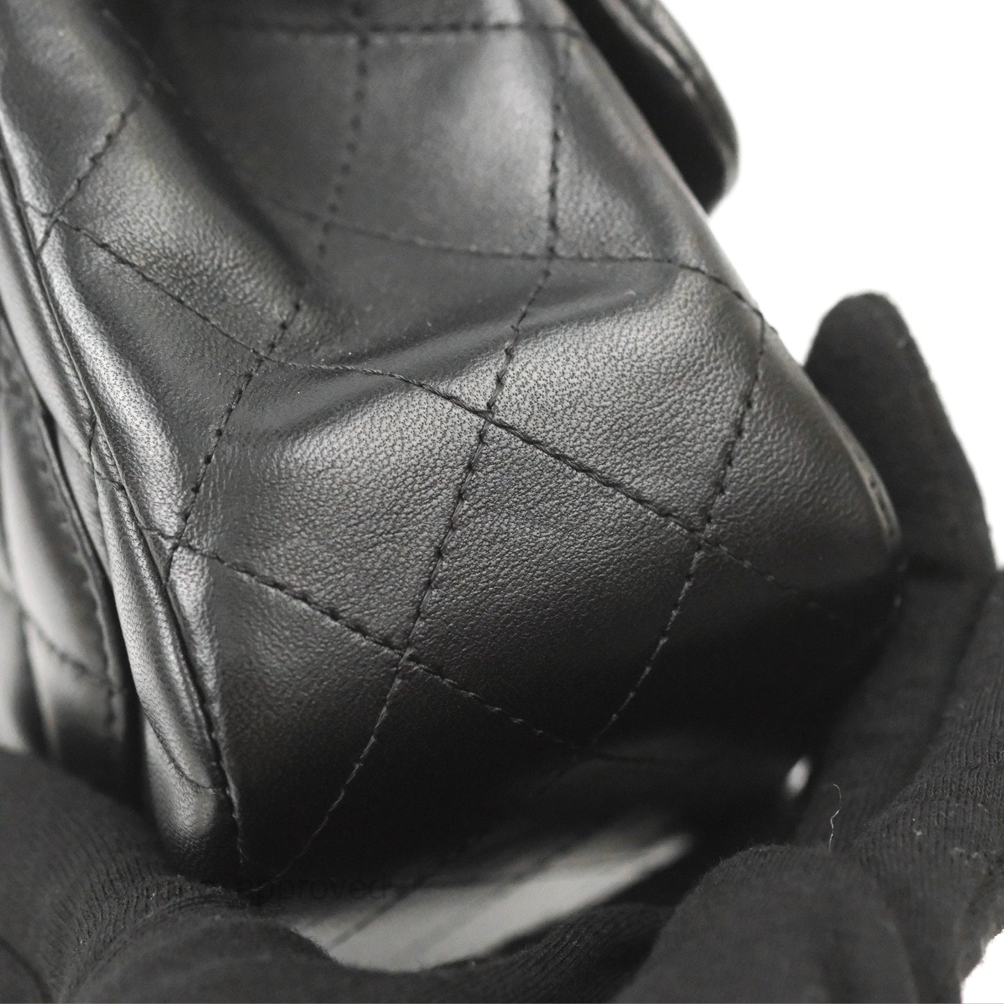 Chanel Mini Square Black Lambskin Gold Hardware