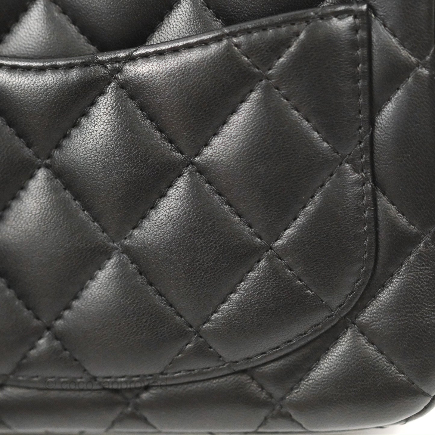 Chanel Mini Square Black Lambskin Gold Hardware