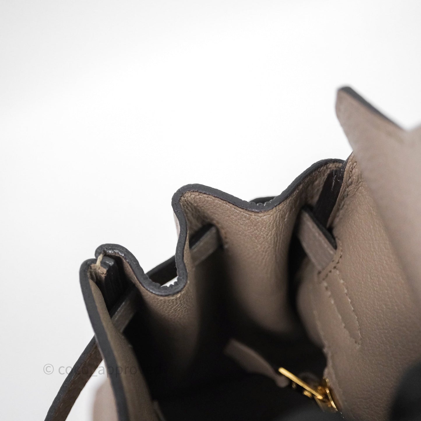 Hermes Birkin 25 Gris Asphalte M8 Togo Gold Hardware