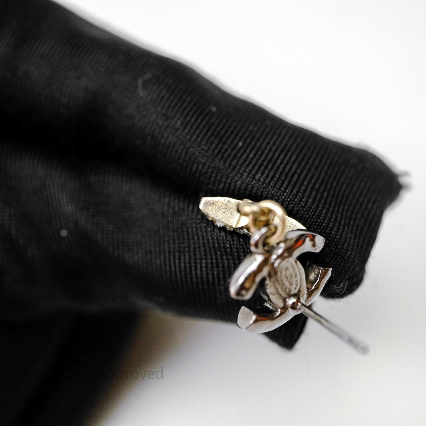 Chanel CC Crystals Moon Star Drop Earrings 17B