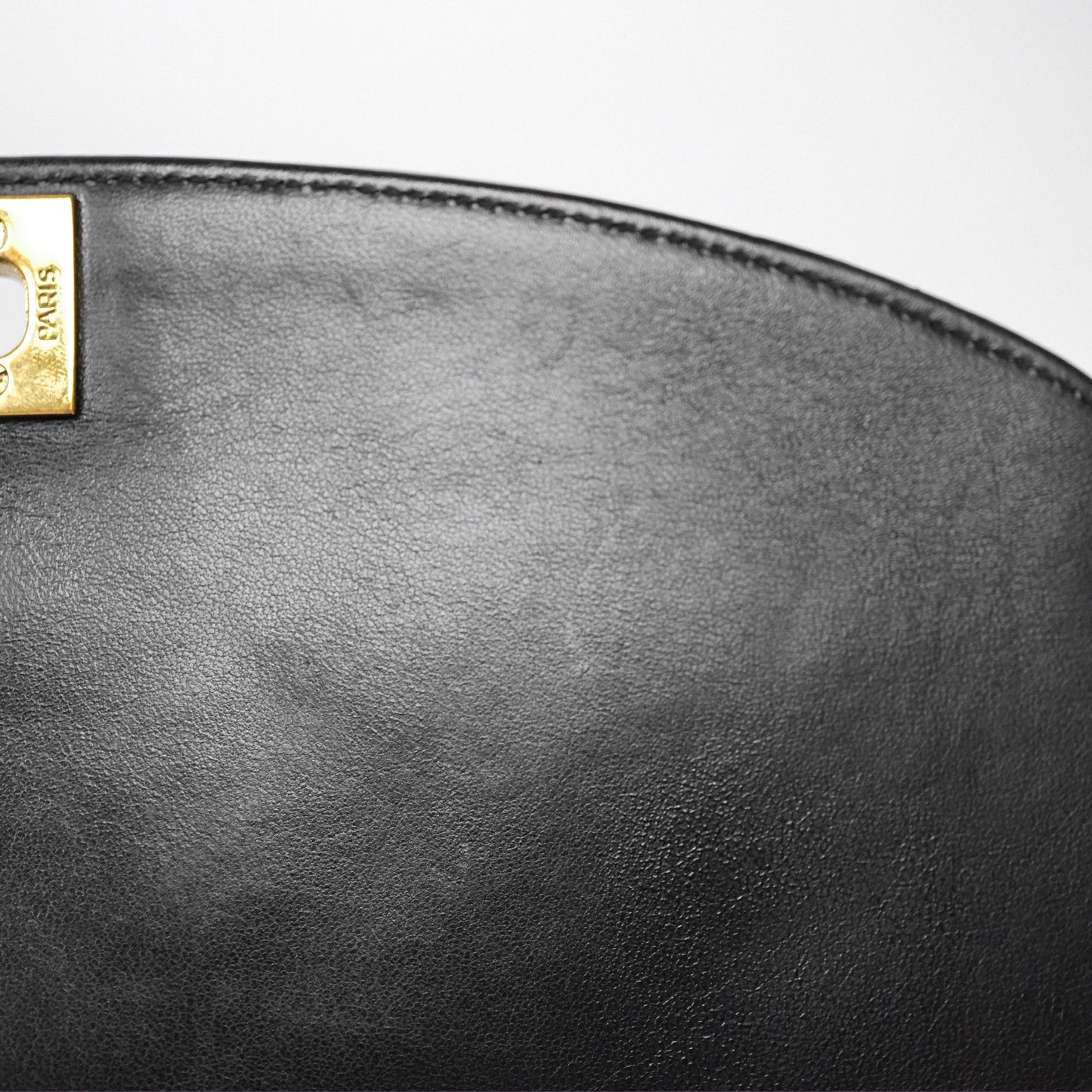 Chanel Vintage Medium Classic Diana Flap Bag Black Lambskin 24K Gold Hardware