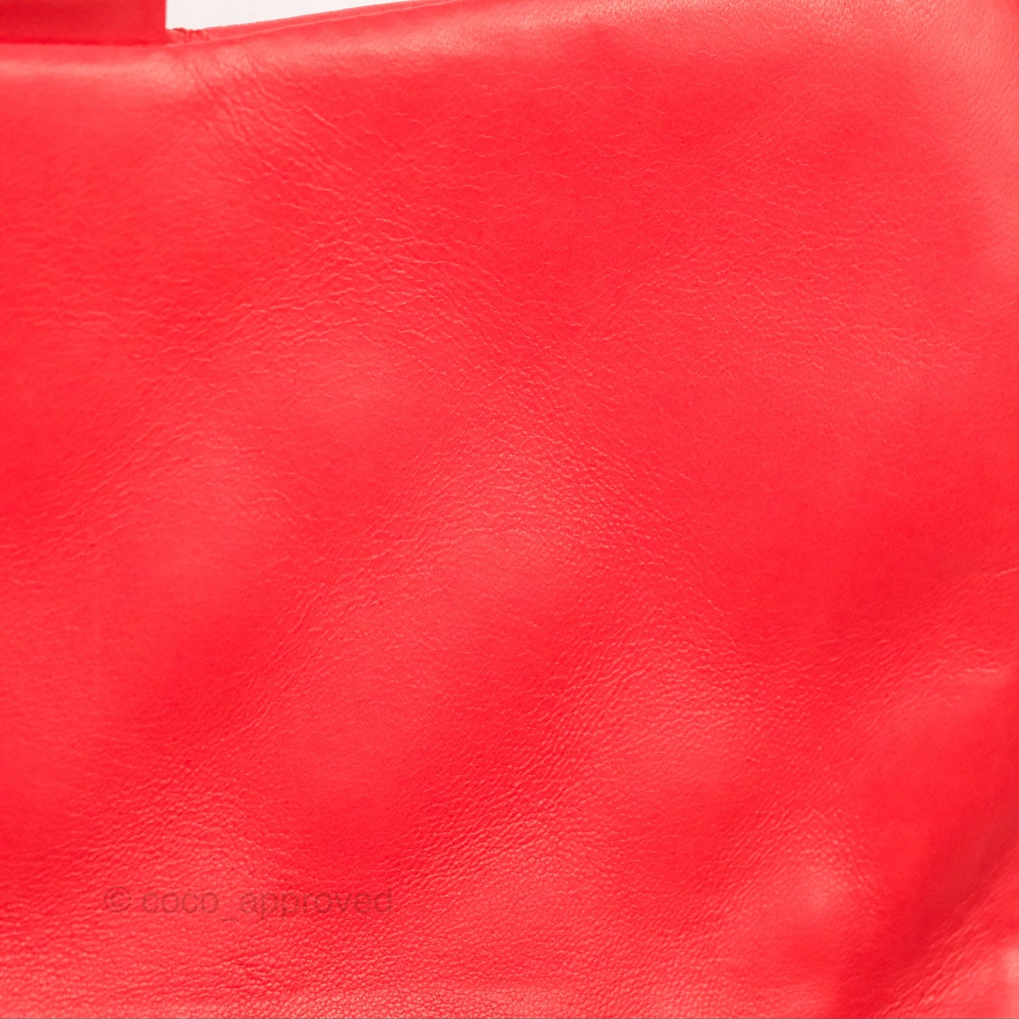 Chanel Jumbo Single Flap Quilted Red Lambskin Gold Hardware