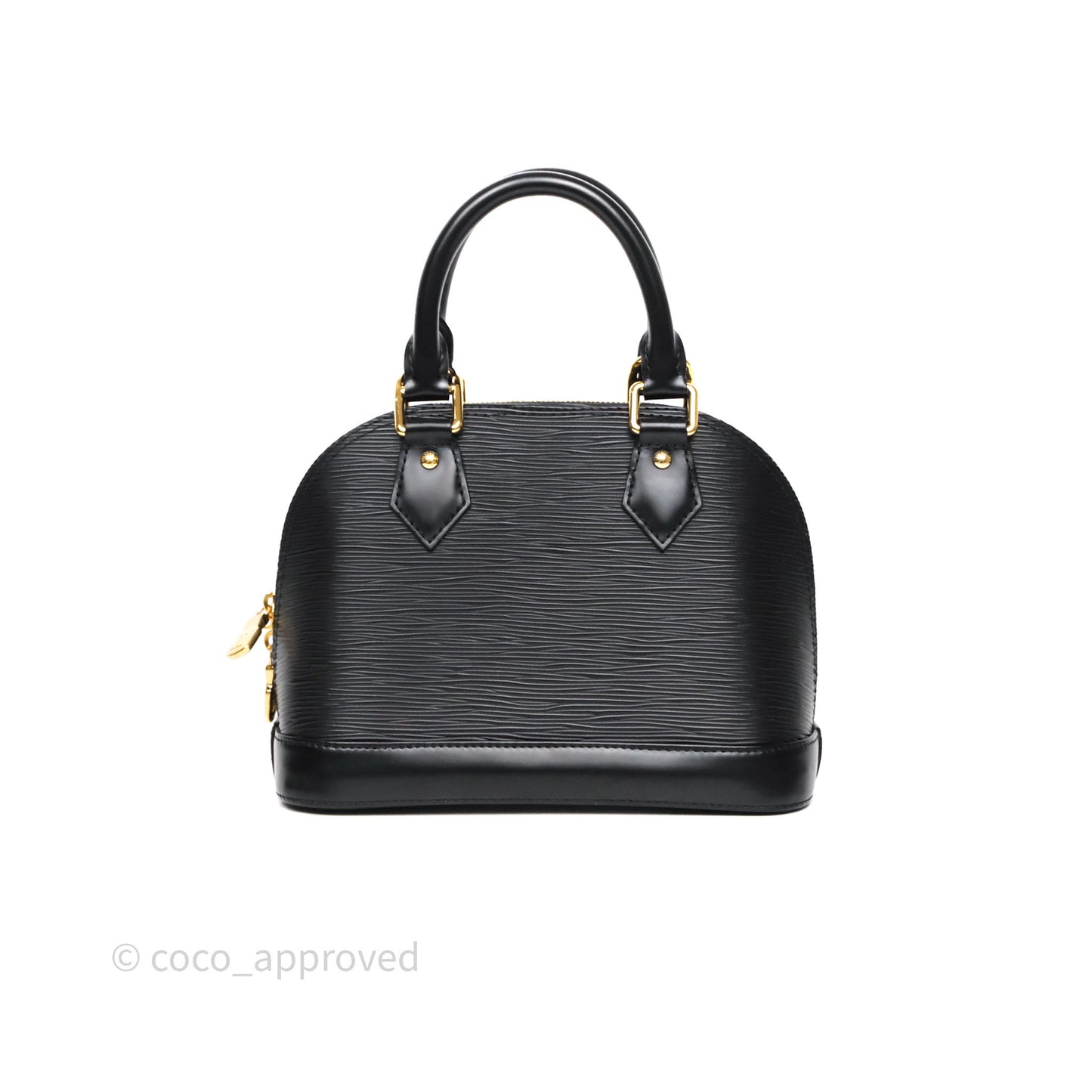 Louis Vuitton x Murakami Alma BB Black Epi Gold Hardware